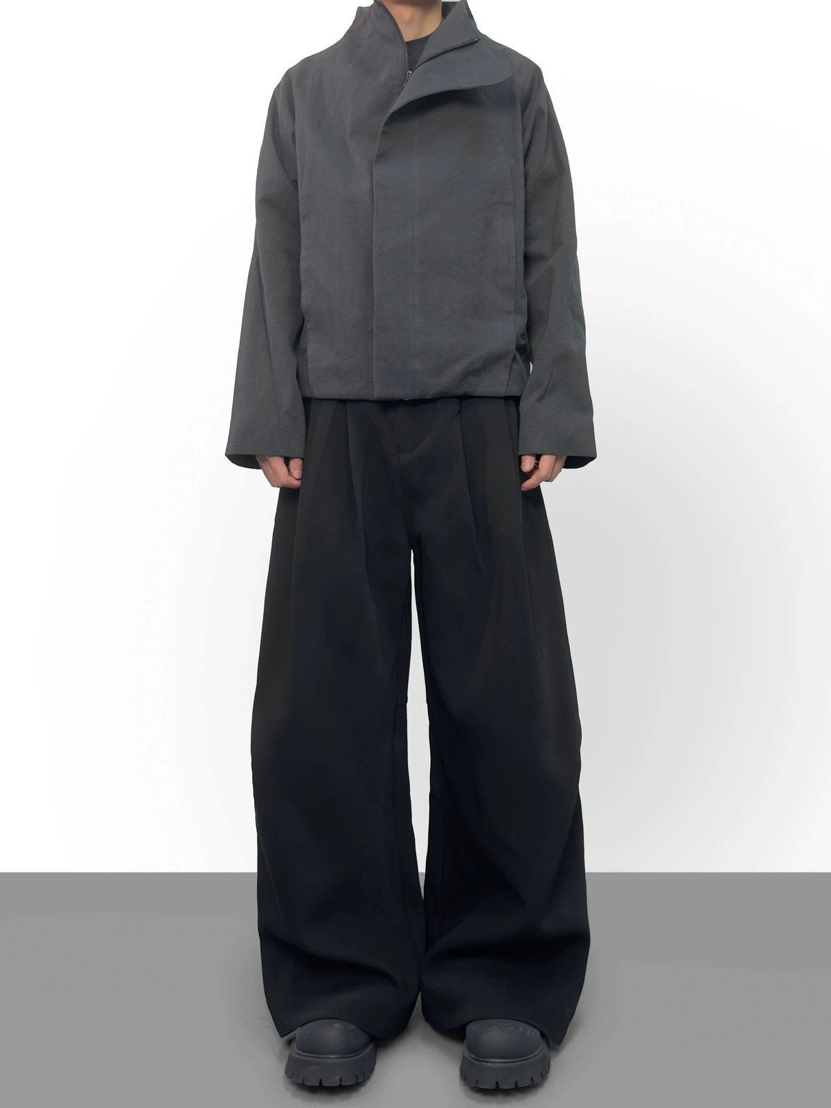 Designer × Vintage Baovicto Pleated Wide Leg Pants Size US 33 - 3 Thumbnail