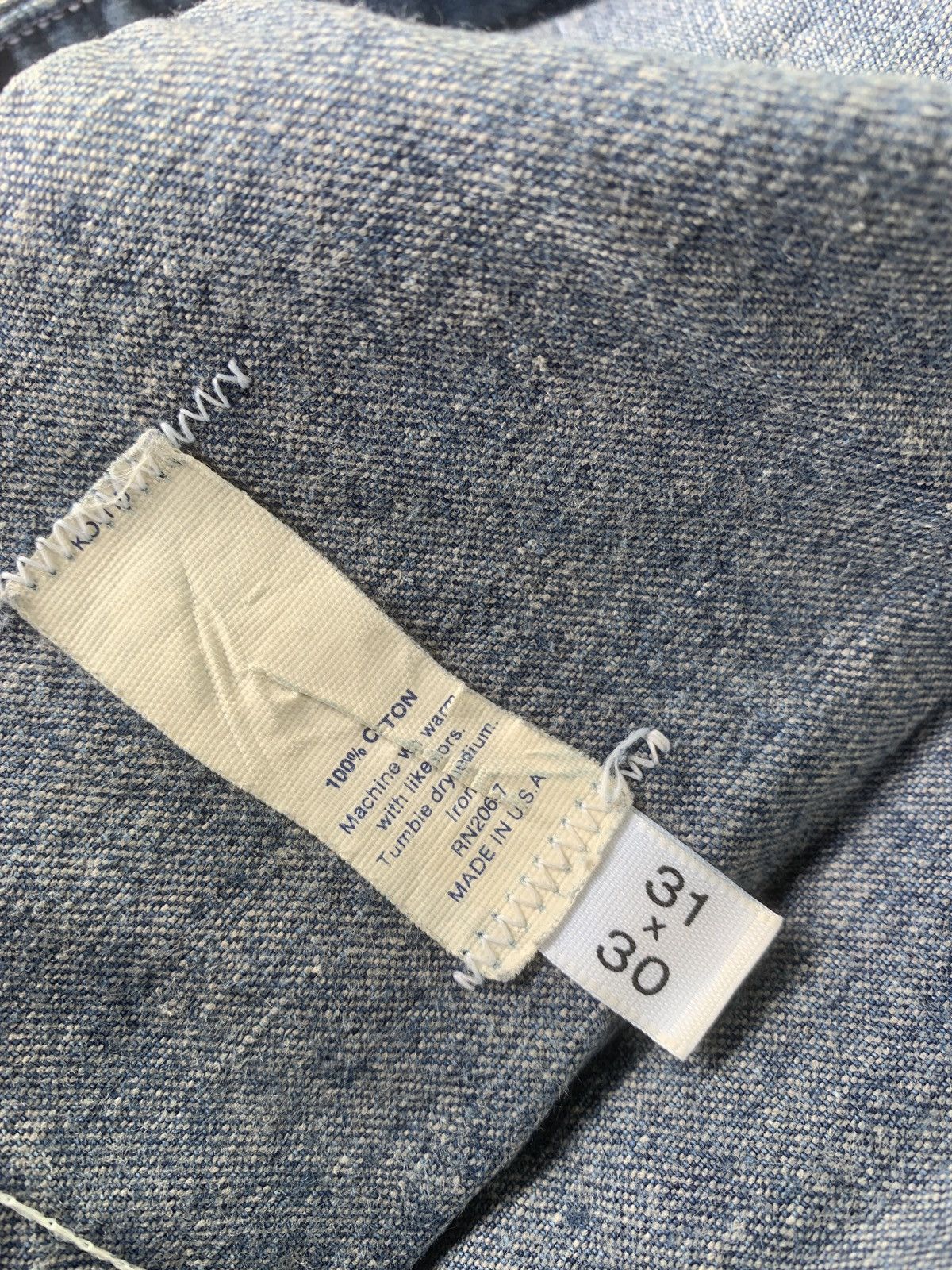Dickies × Vintage 70s/80s Dickies carpenter talon denim pants made in usa Size US 31 - 6 Thumbnail