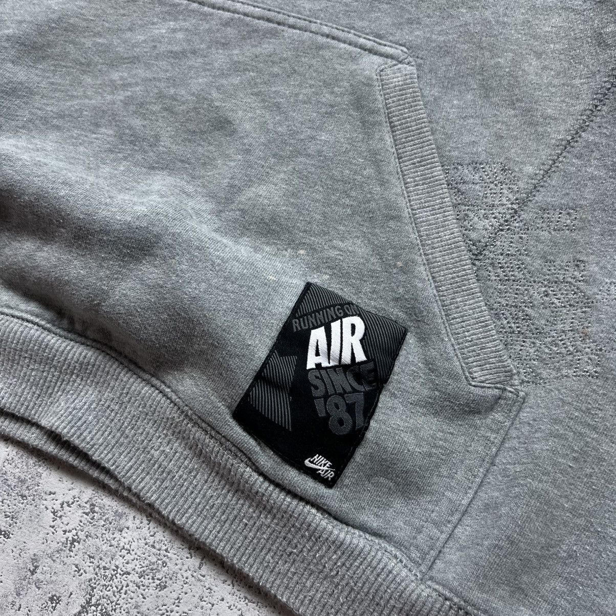 Nike 00s NIKE AIR BIG LOGO VINTAGE Y2K OVERSIZED PULLOVER HOODIE Size US XL / EU 56 / 4 - 5 Thumbnail