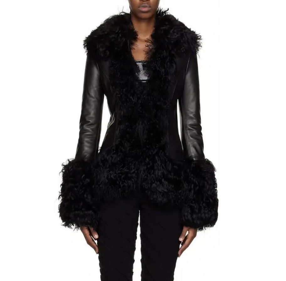 Ambush Design New Ambush shearling mongolian leather coat, size M Size M / US 6-8 / IT 42-44 - 1 Thumbnail