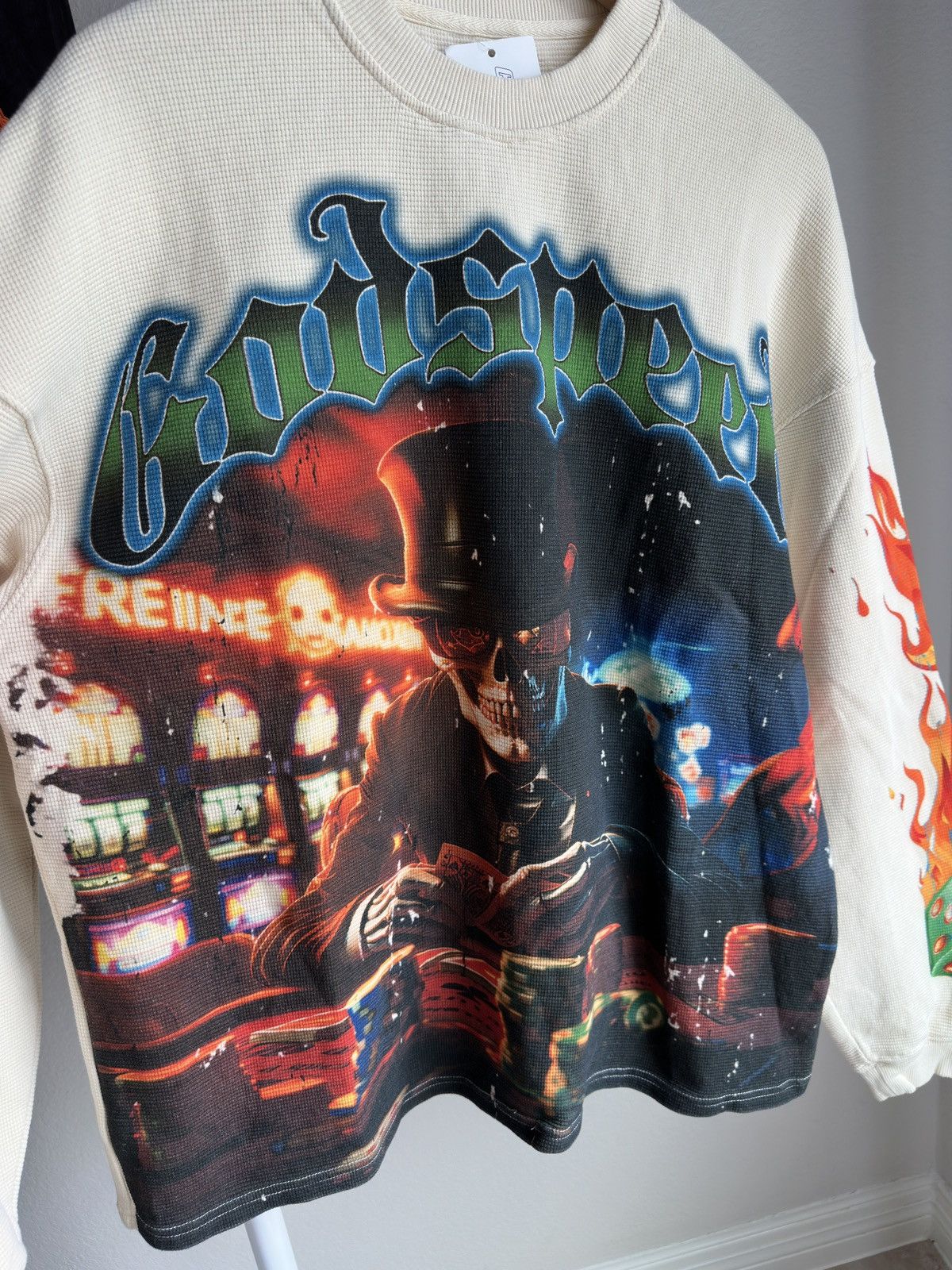 Godspeed Life’s a Gamble Thermal Long Sleeve Tee Bone Size US L / EU 52-54 / 3 - 3 Thumbnail