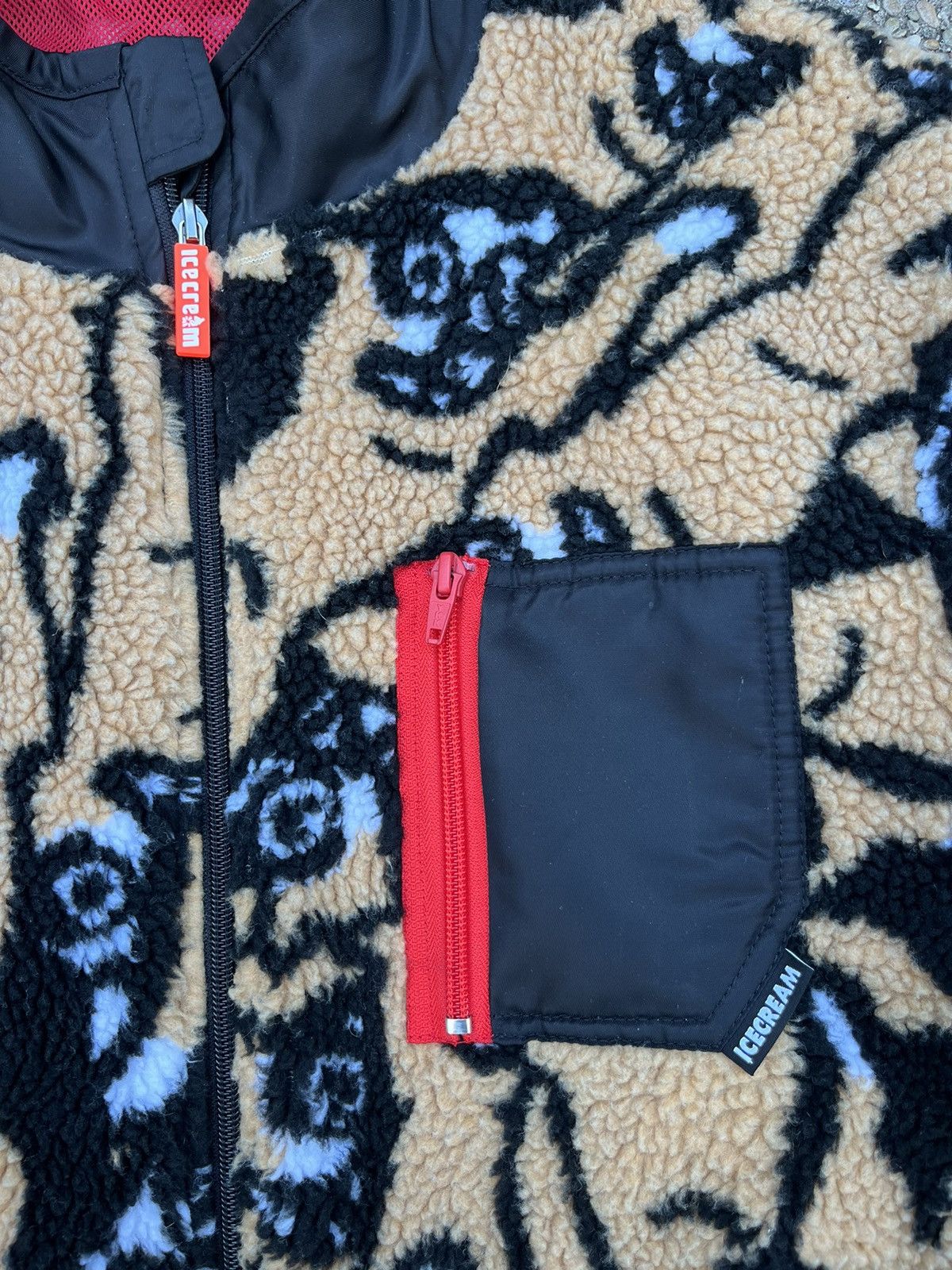 Billionaire Boys Club × Icecream Icecream Running Dog Fleece Jacket Size US M / EU 48-50 / 2 - 4 Thumbnail
