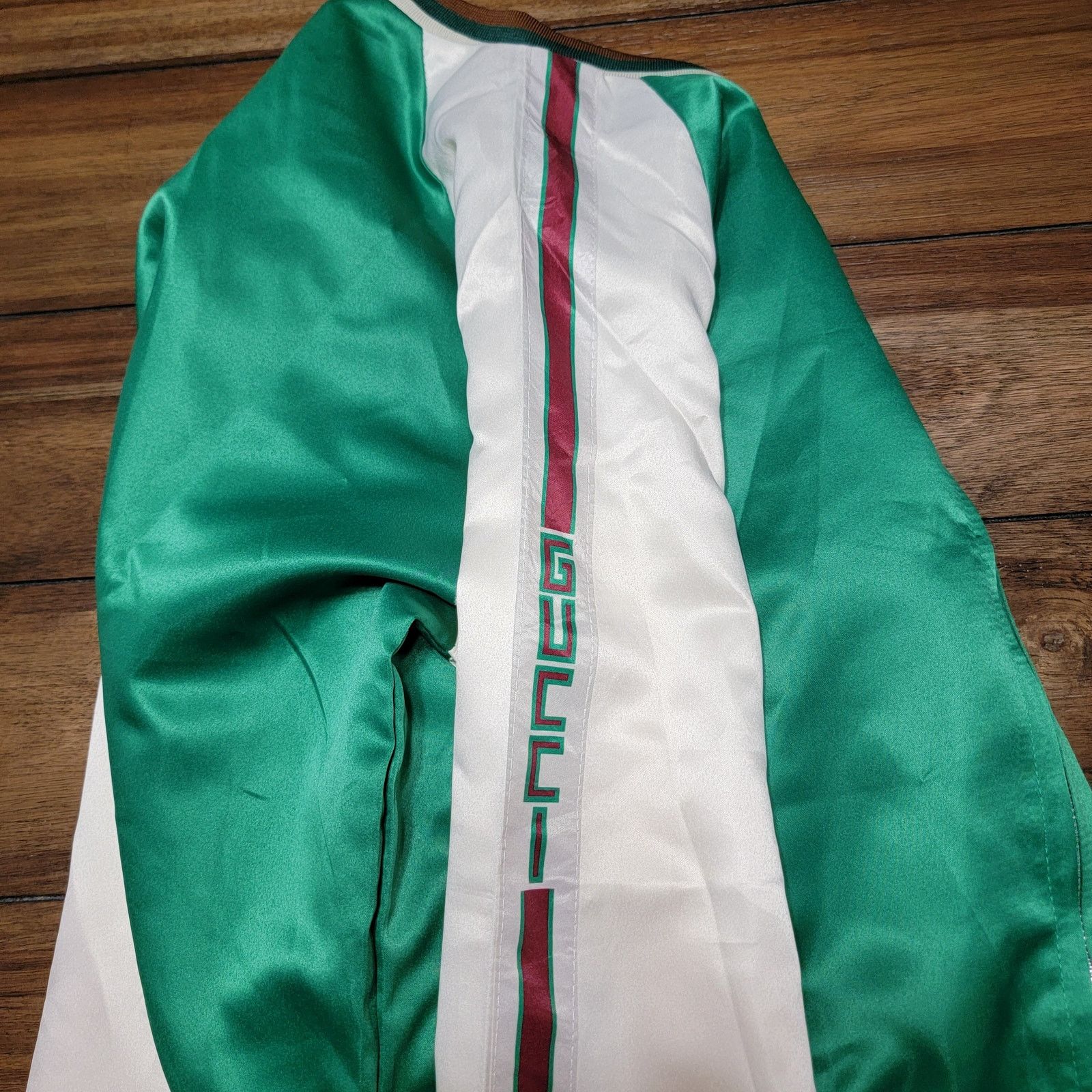Other Mantingzhu Classic Zip Satin Jacket w/ Happy Bull Patch - 3 Size L / US 10 / IT 46 - 4 Thumbnail