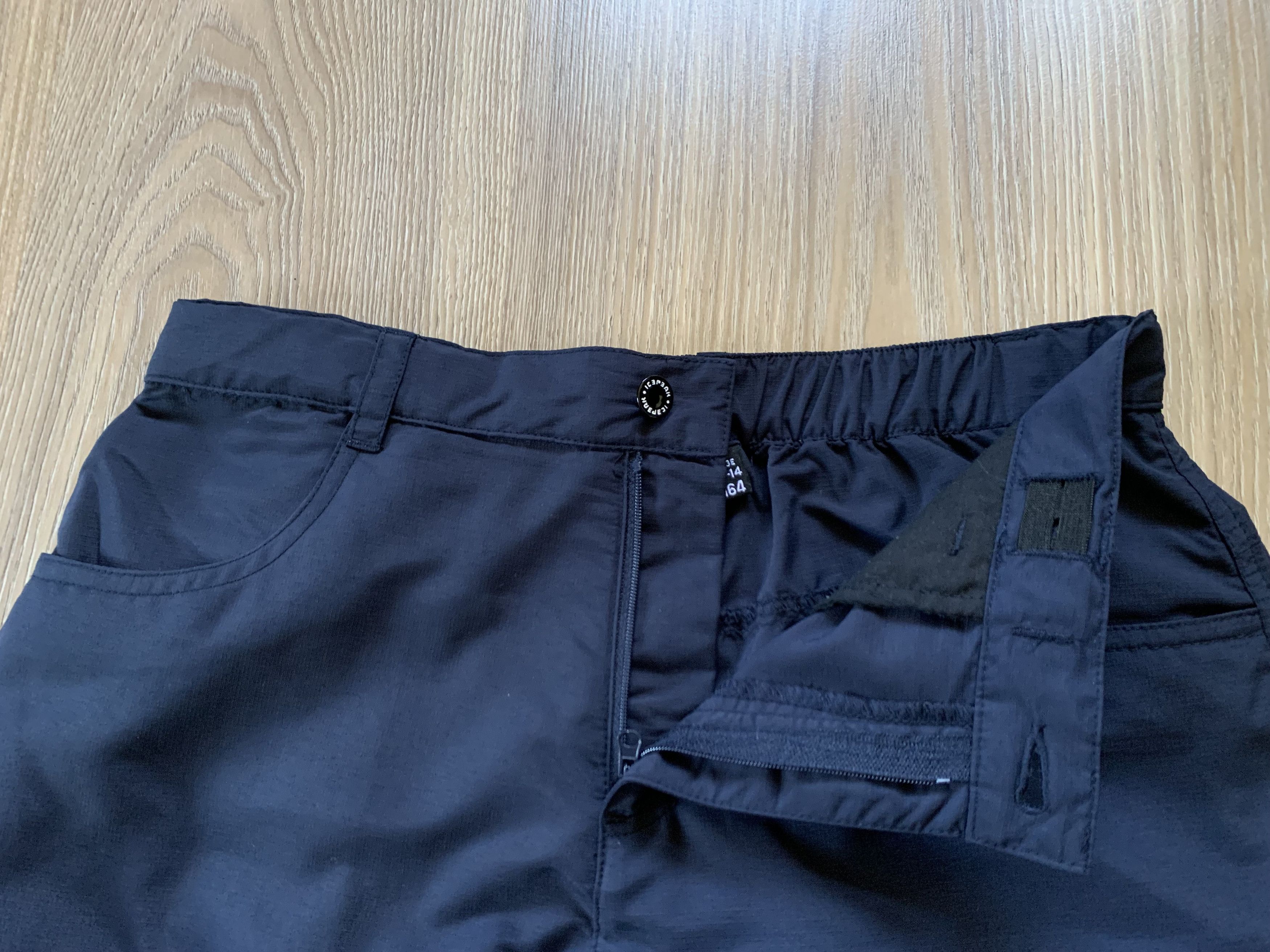 Sports Specialties Youth Icepeak Zip-Off Navy Hiking Cargo Pants Size 24" / US 00 / IT 34 - 6 Thumbnail
