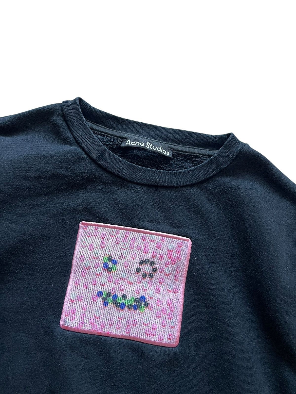 Acne Studios Acne Studios Beaded Face Sweatshirt Size XS / US 0-2 / IT 36-38 - 4 Thumbnail