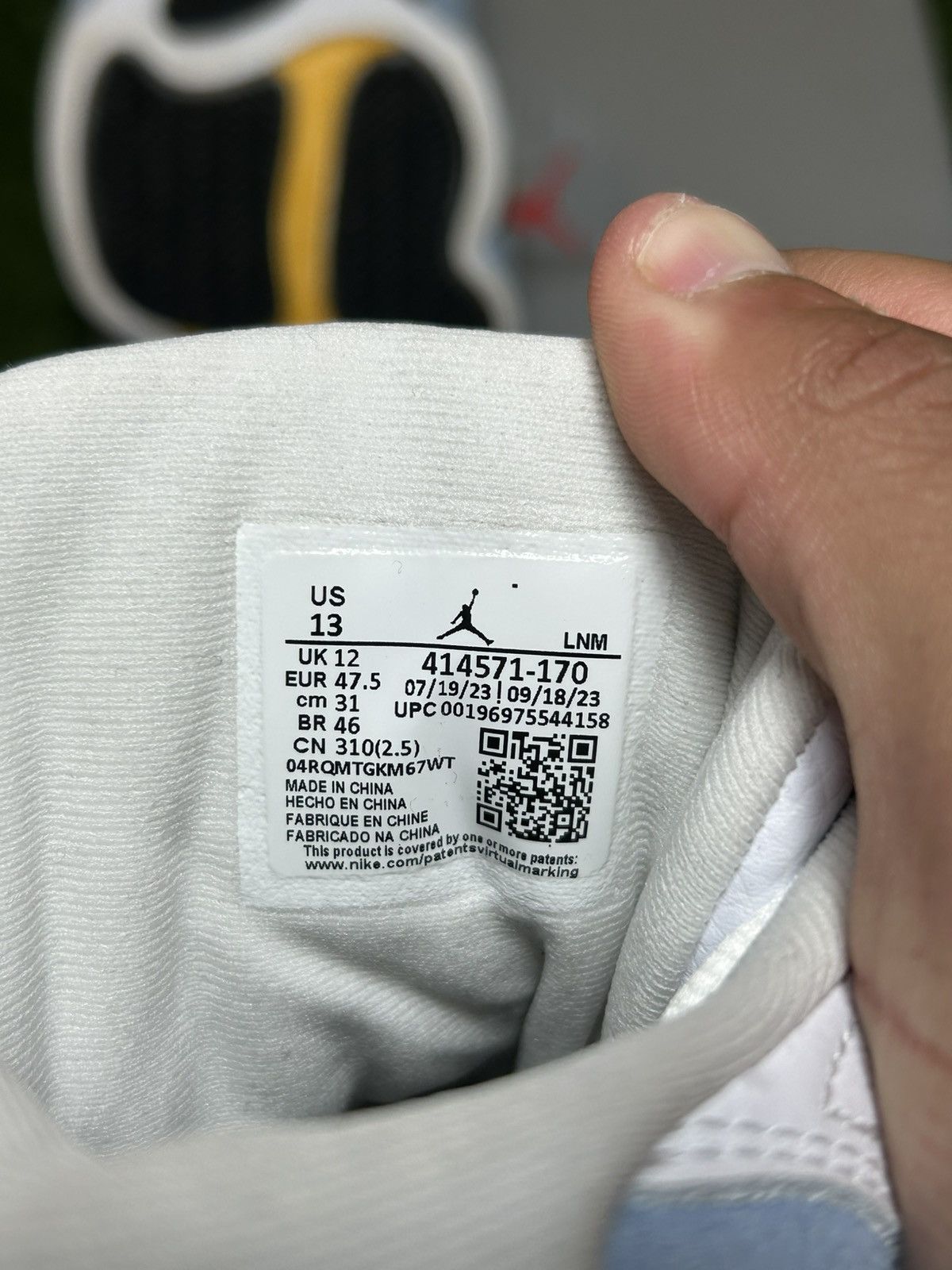 Jordan Brand Jordan 13 blue grey Size US 13 / EU 46 - 10 Thumbnail