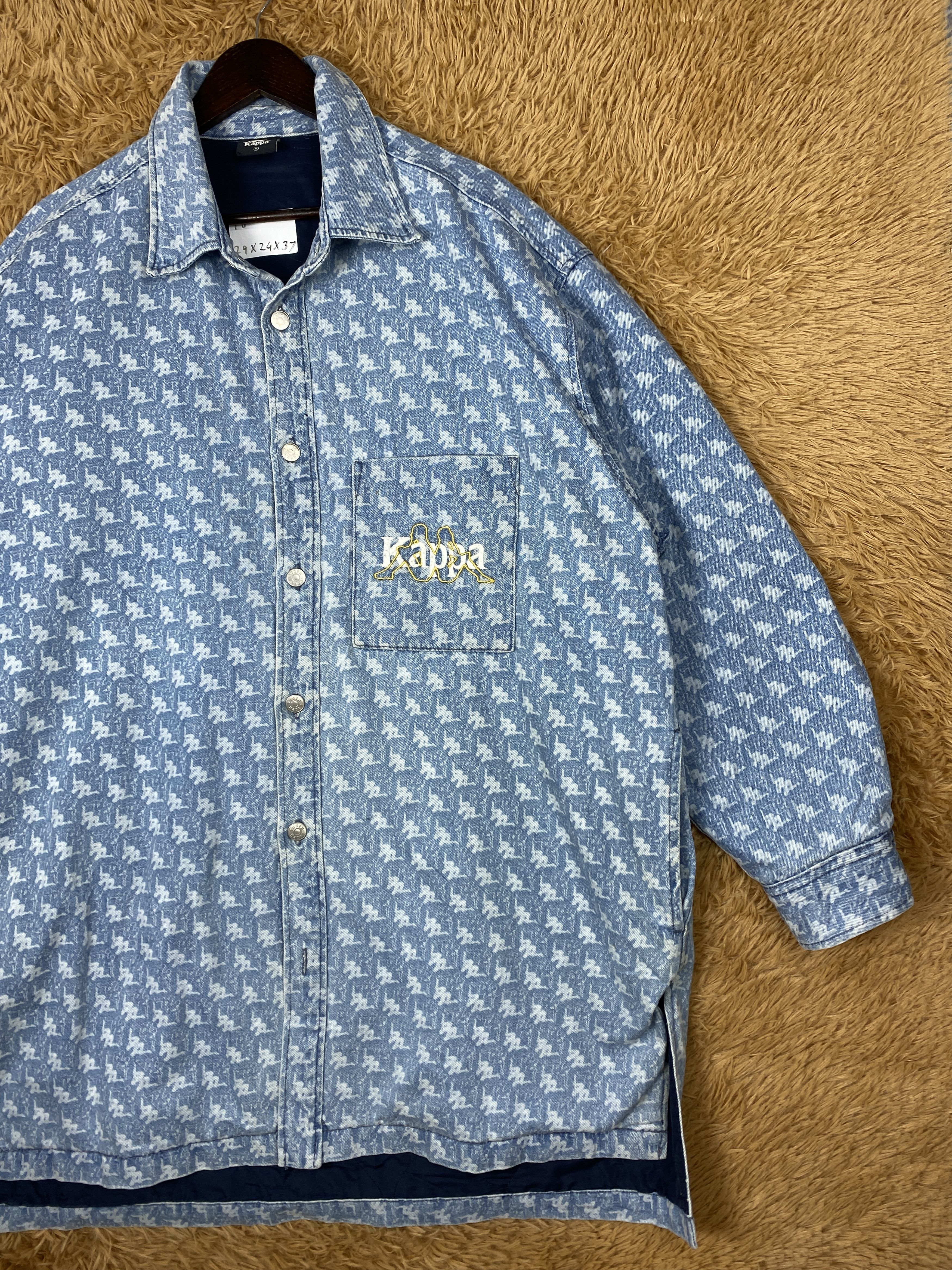 Kappa Vintage Kappa x Gu Monogram Long Jacket PJ2573 Size US XL / EU 56 / 4 - 3 Thumbnail