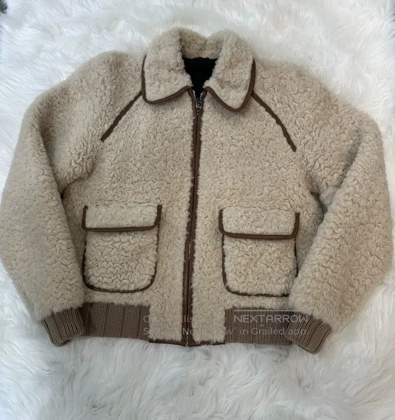 Fendi Men's Showpiece Fur and Leather Pilot Jacket