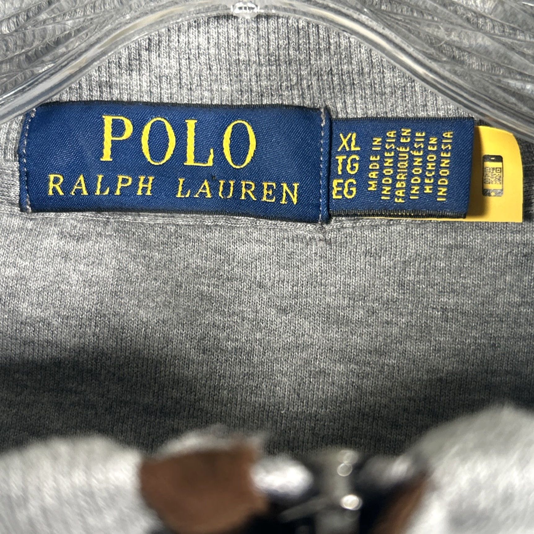 Polo Ralph Lauren Polo Ralph Lauren 1/4 Zip Pullover Mens XL Gray Pony Preppy Knit Sweater Size US XL / EU 56 / 4 - 4 Thumbnail