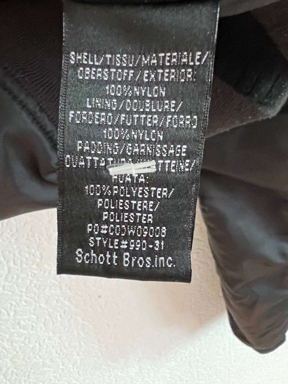 Schott Vintage 90s Schott Ma 7 Nylon Bombers Jacket Size US XL / EU 56 / 4 - 5 Thumbnail