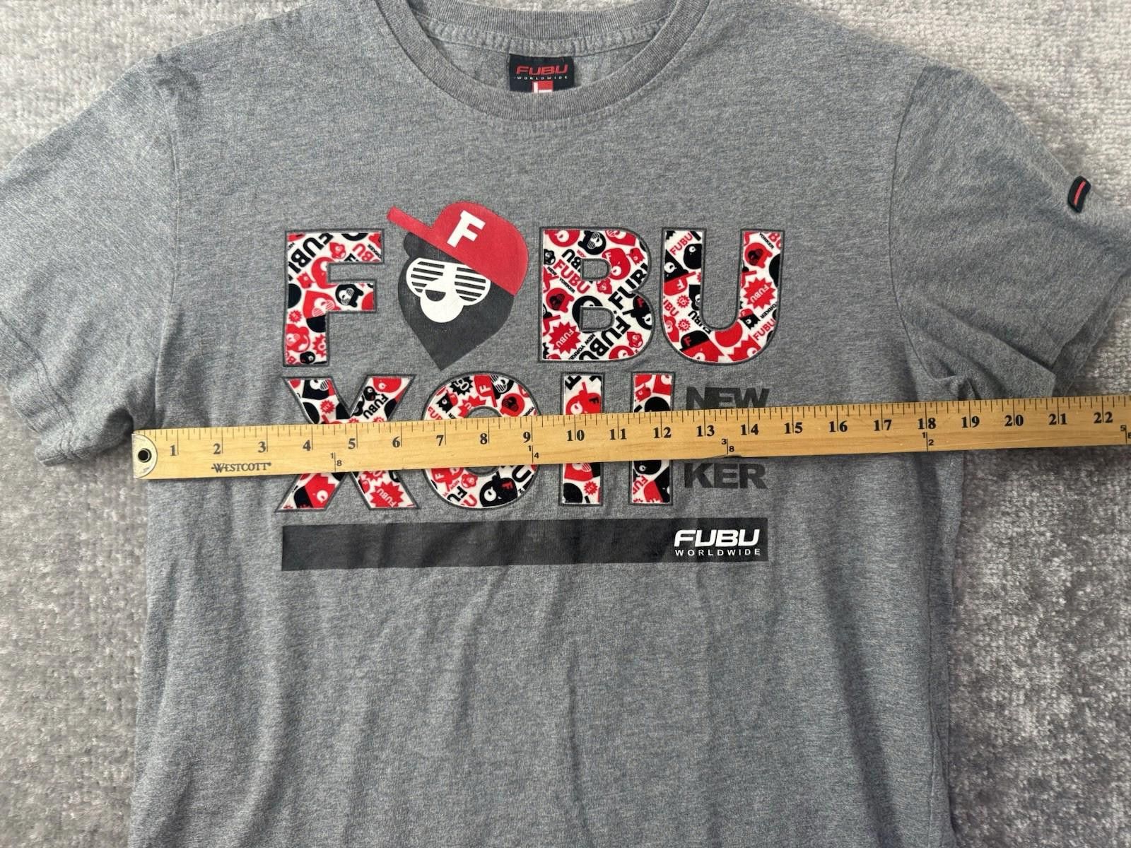 Fubu Vintage Fubu Big Logo T-Shirt Size Medium Y2K Size US M / EU 48-50 / 2 - 2 Thumbnail