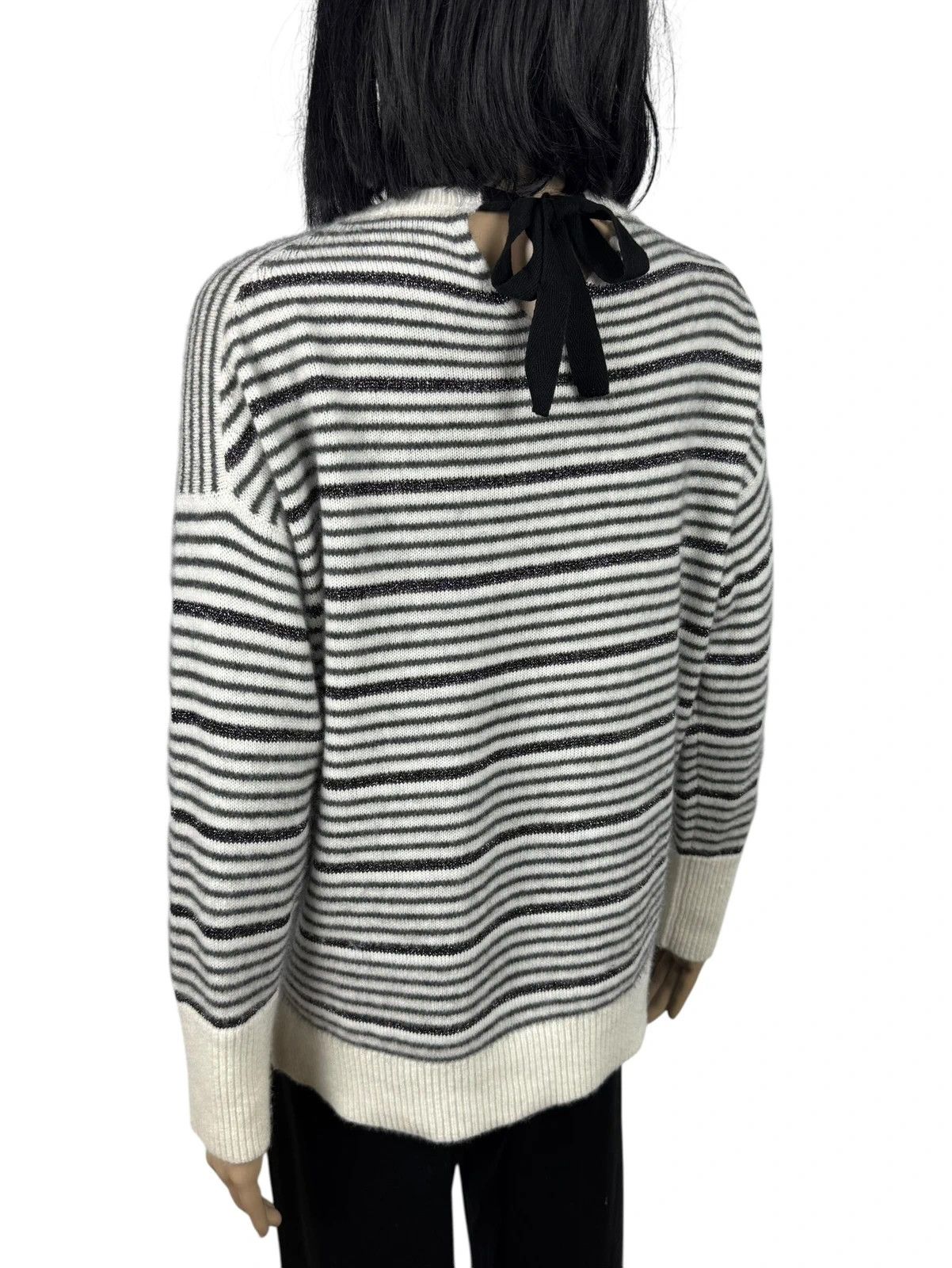 Other Bruno Manetti Striped Jumper V-Neck Wool Cashmere size 44 Size M / US 6-8 / IT 42-44 - 7 Thumbnail