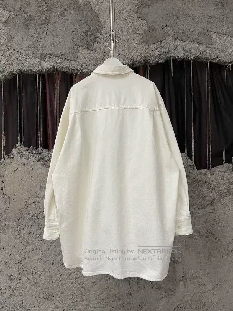 The Row The row White denim shirt Size XS / US 0-2 / IT 36-38 - 2 Thumbnail