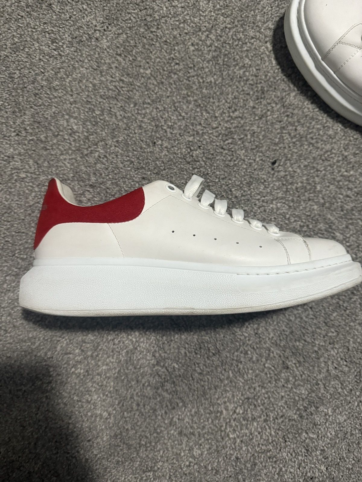 Alexander McQueen Alexander McQueen Oversized Sneaker 'White Lust Red' Size US 10 / EU 43 - 11 Thumbnail
