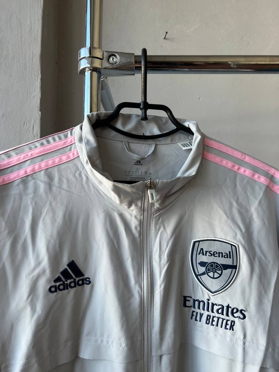Adidas 2022/23 ARSENAL FC PRESENTATION MENS SOCCER FOOTBALL JACKET Size US L / EU 52-54 / 3 - 4 Thumbnail