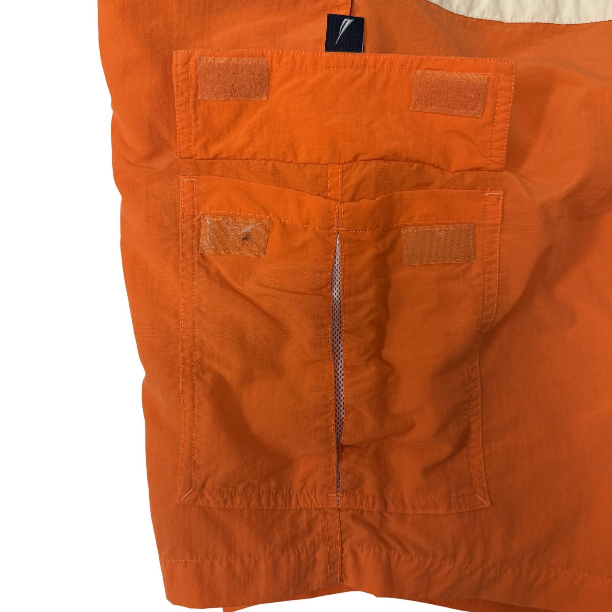 Nautica Vtg Nautica Swim Trunks Orange Blue COLOR BLOCK Shorts Size US 36 / EU 52 - 7 Thumbnail