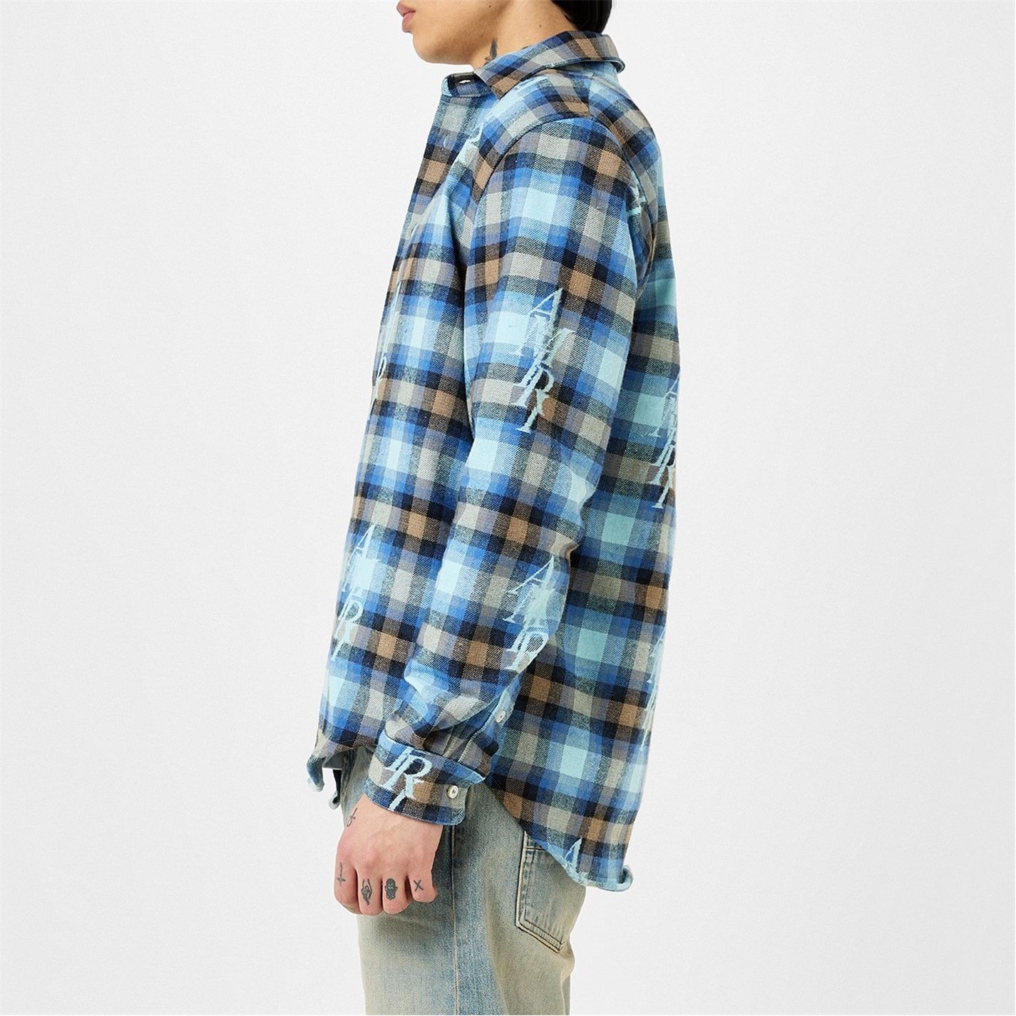 Amiri AMIRI Plaid Flannel Overshirt Size US L / EU 52-54 / 3 - 3 Thumbnail