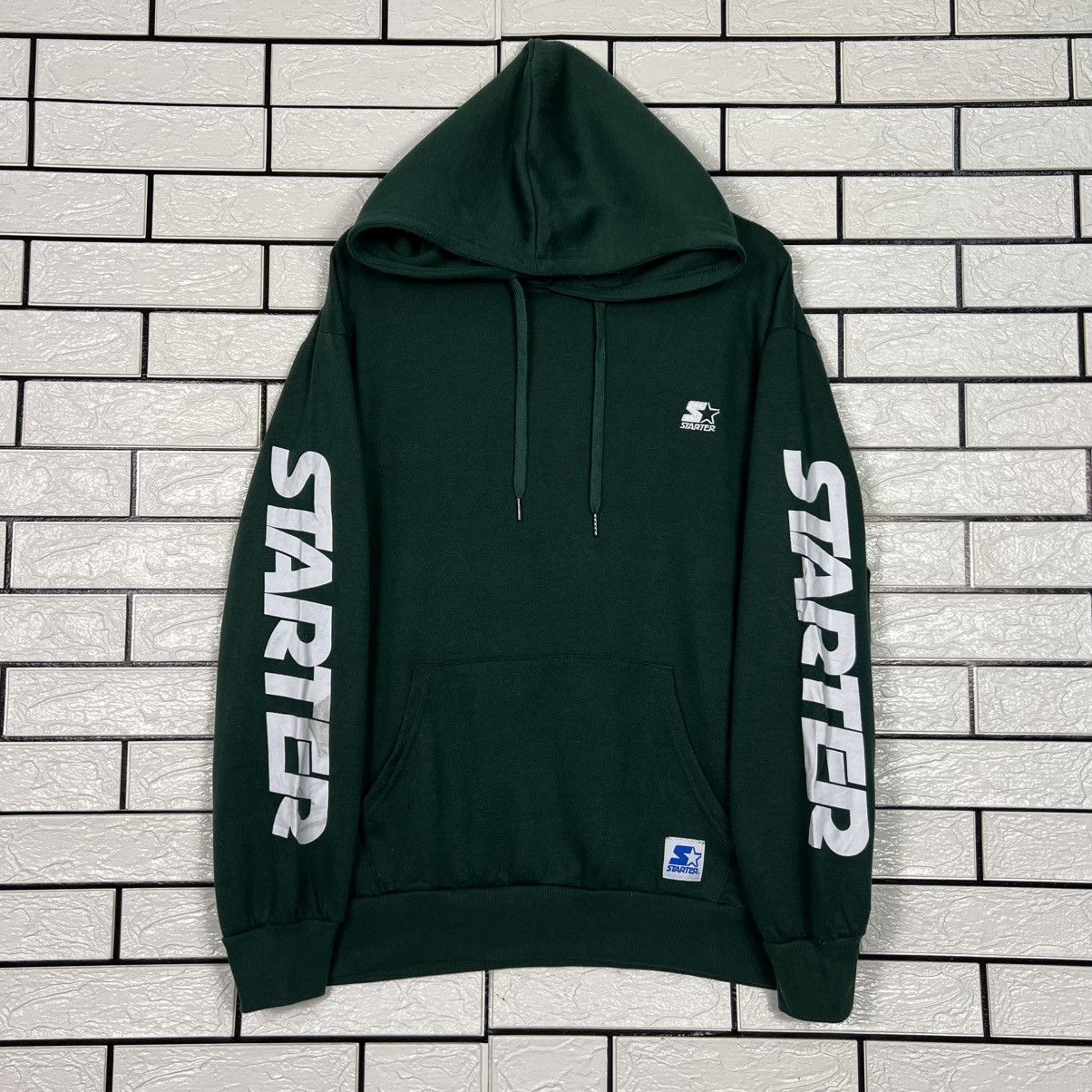 Starter STARTER Sleeve Big Logo Pullover Hoodies #4104-C187 Size US XL / EU 56 / 4 - 1 Thumbnail