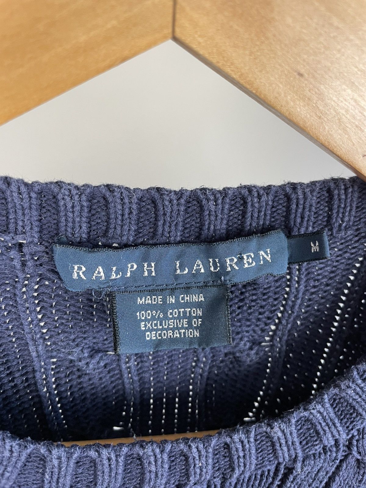 Polo Ralph Lauren Polo Ralph Lauren cotton cable knit sweater size M Size M / US 6-8 / IT 42-44 - 4 Thumbnail