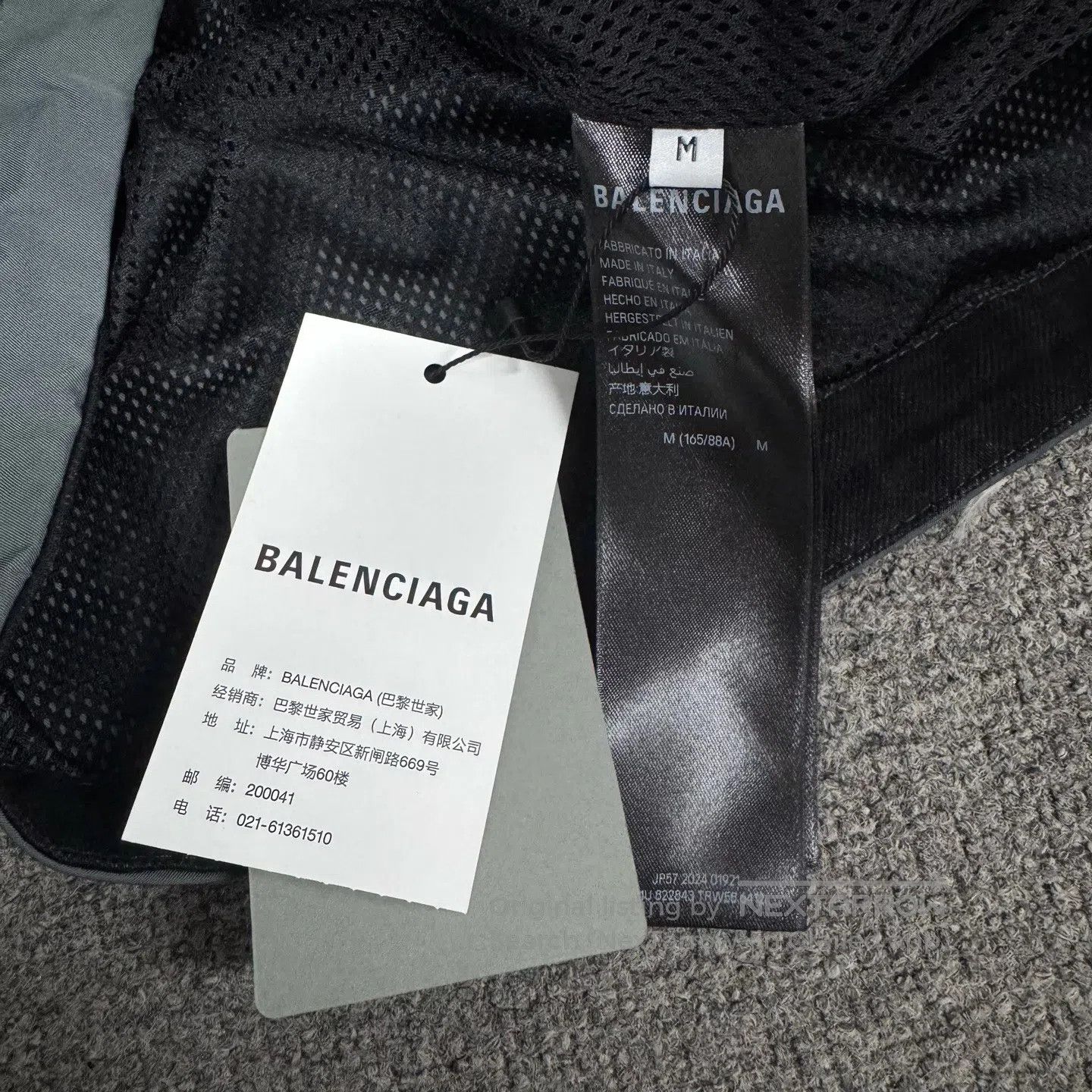 Balenciaga Balenciaga alphabet logo Spliced denim school uniform jack Size US M / EU 48-50 / 2 - 5 Thumbnail