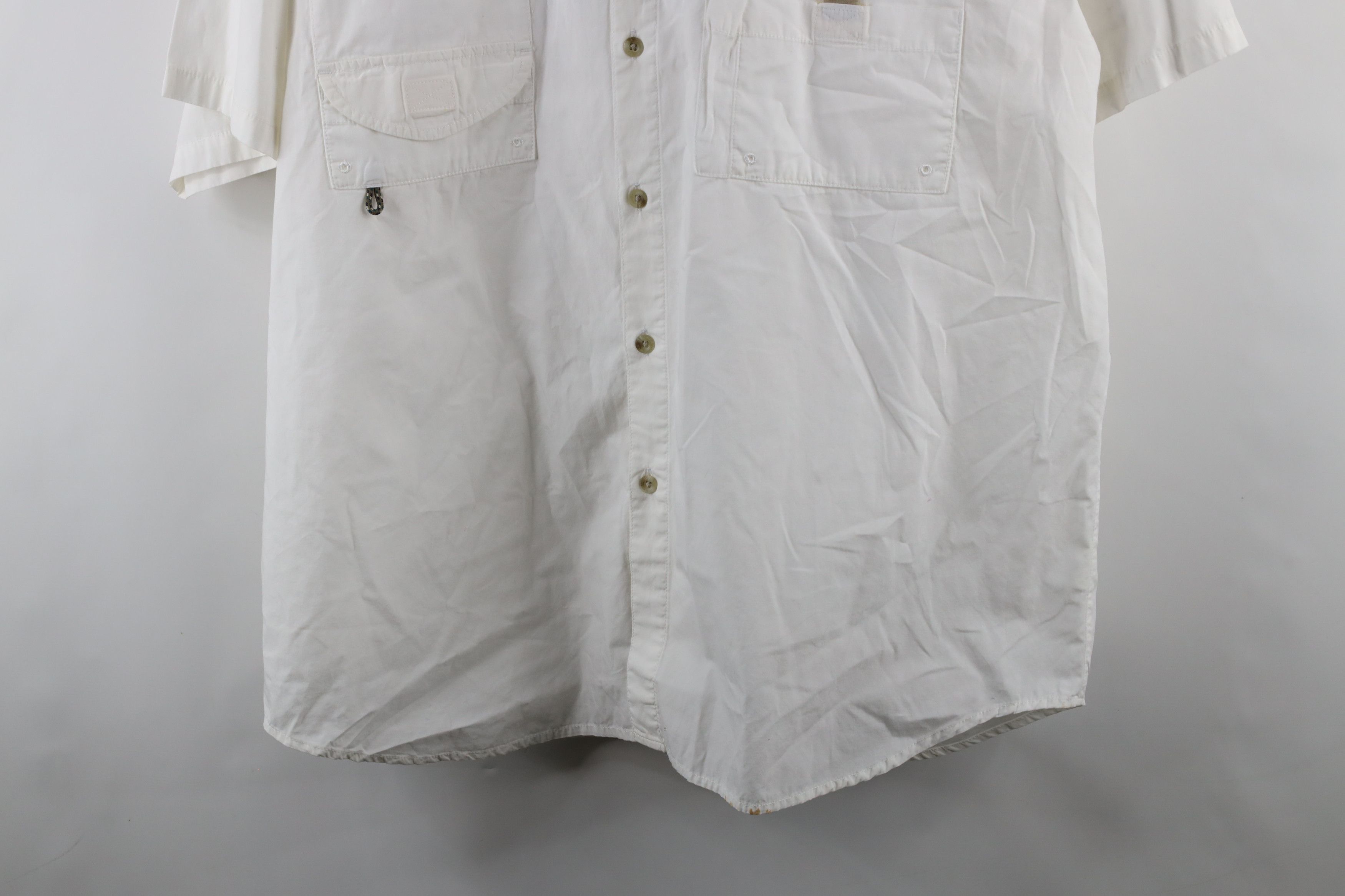 Columbia × Vintage Vintage Columbia PFG Fishing Short Sleeve Button Shirt White Size US XXL / EU 58 / 5 - 3 Thumbnail