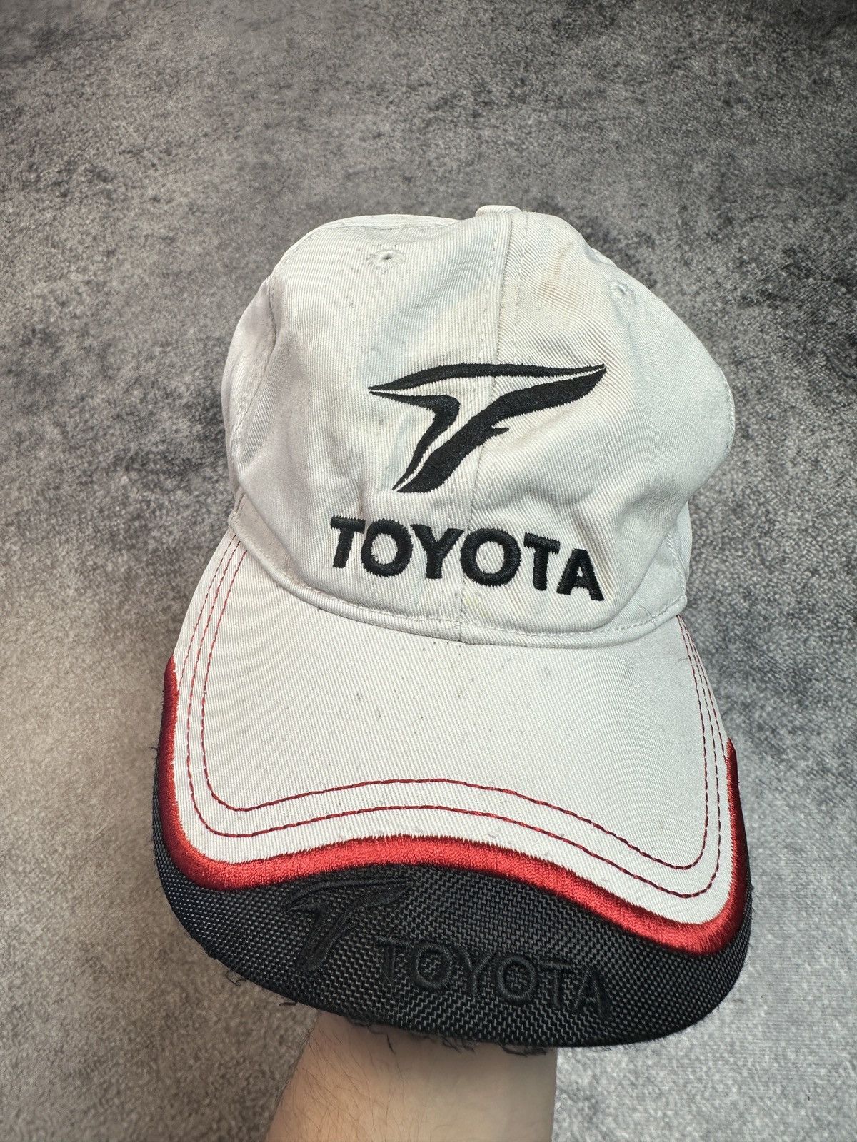 Japanese Brand Vintage Toyota Logo Cap Streetwear Style USA Racing Rare Size ONE SIZE - 2 Thumbnail