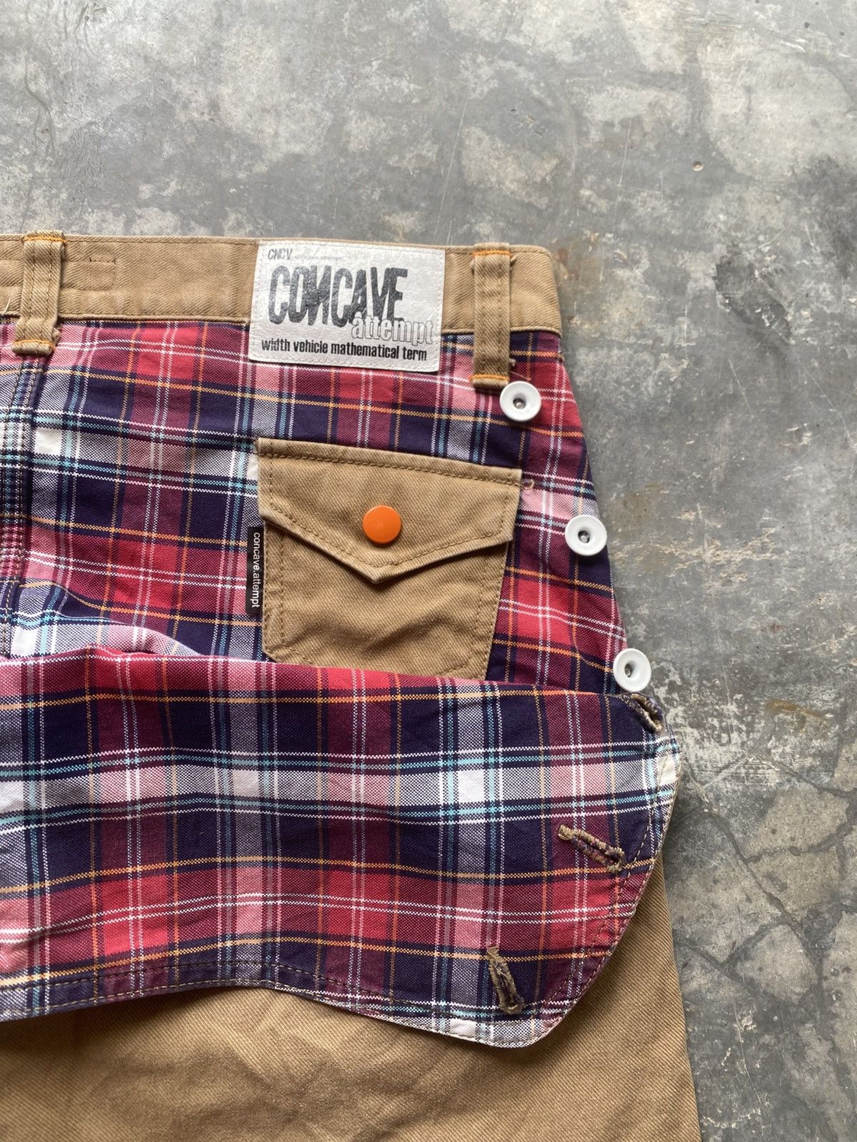 Japanese Brand CONCAVE ATTEMPT Double Butt Pant Size US 32 / EU 48 - 6 Thumbnail