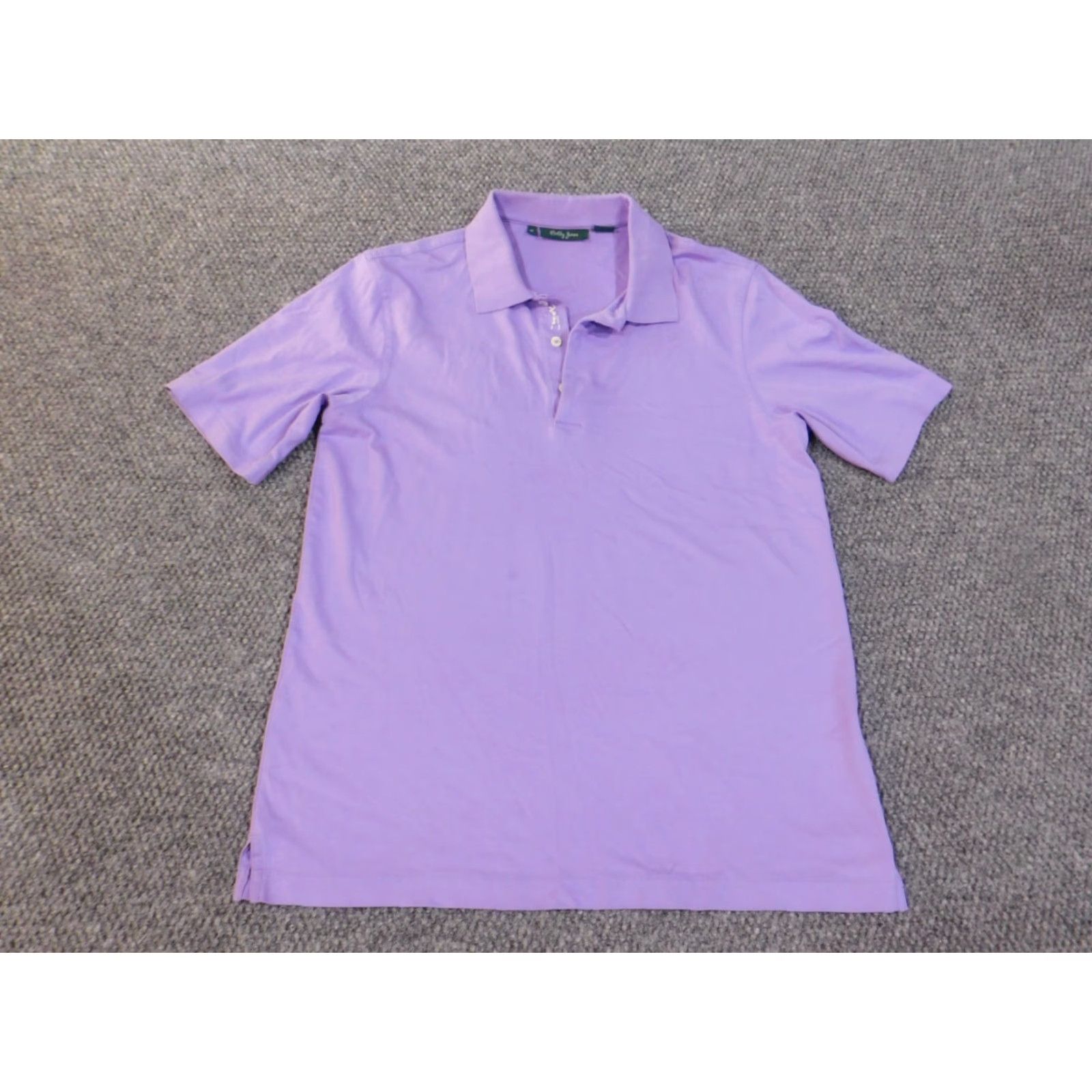 Vintage Bobby Jones Polo Shirt Mens Medium Purple Solid Knit Cotton Polyester Short Sleeve Collared Button Pockets Sports Golf Casual Size US M / EU 48-50 / 2 - 6 Thumbnail