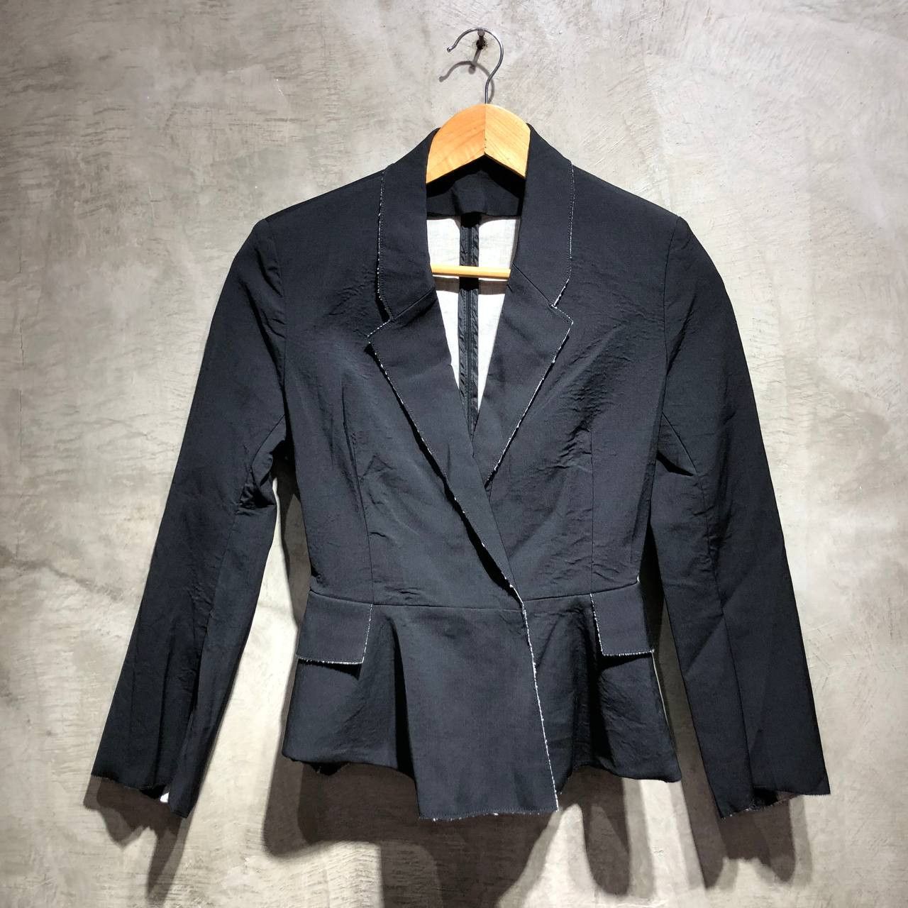 Acne Studios Acne Studios SS12 Turner Raw Wool Blazer Size XXS / US 00 / IT 34 - 1 Thumbnail