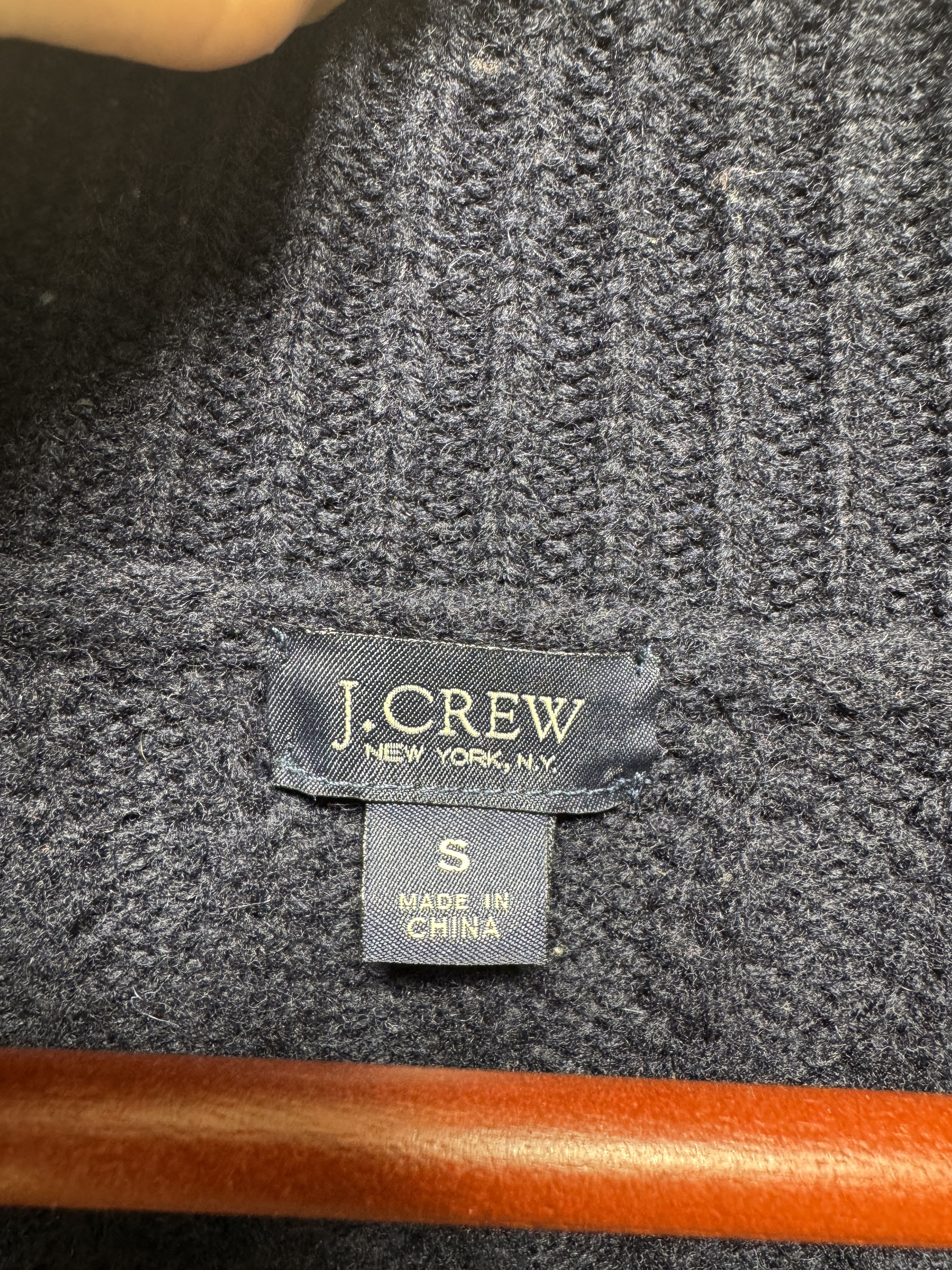 J.Crew J.Crew Navy professor style lambs wool Cardigan size Small Size US S / EU 44-46 / 1 - 3 Thumbnail