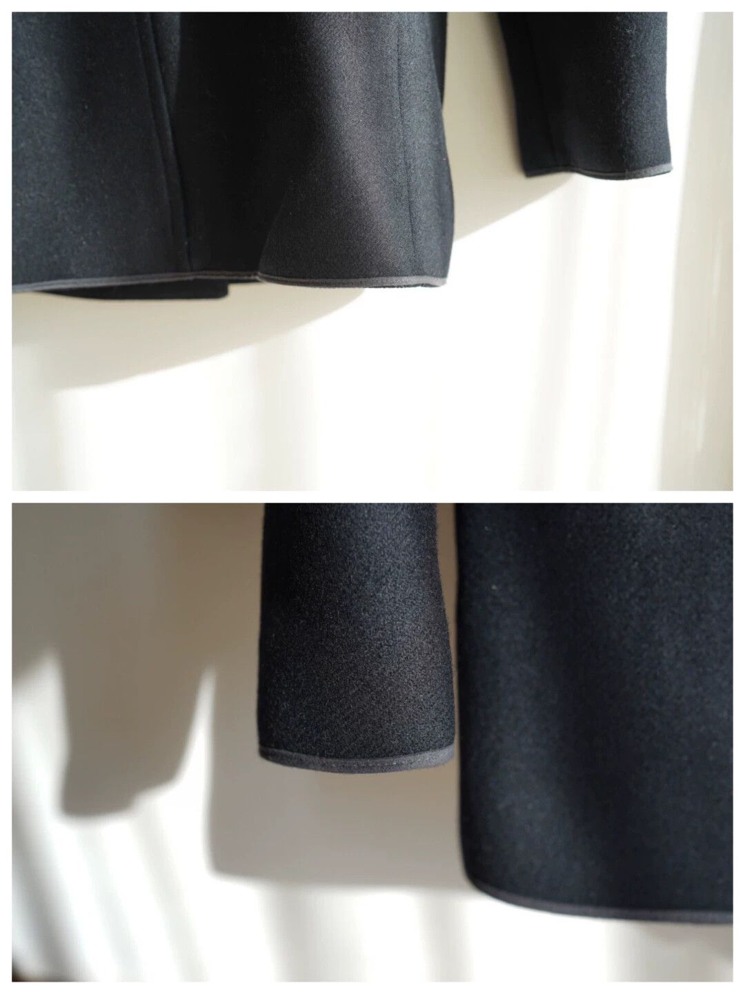 N.Hoolywood n.hoolywood Wool Double-Breasted Pea Coat 36 S Size XS / US 0-2 / IT 36-38 - 5 Thumbnail
