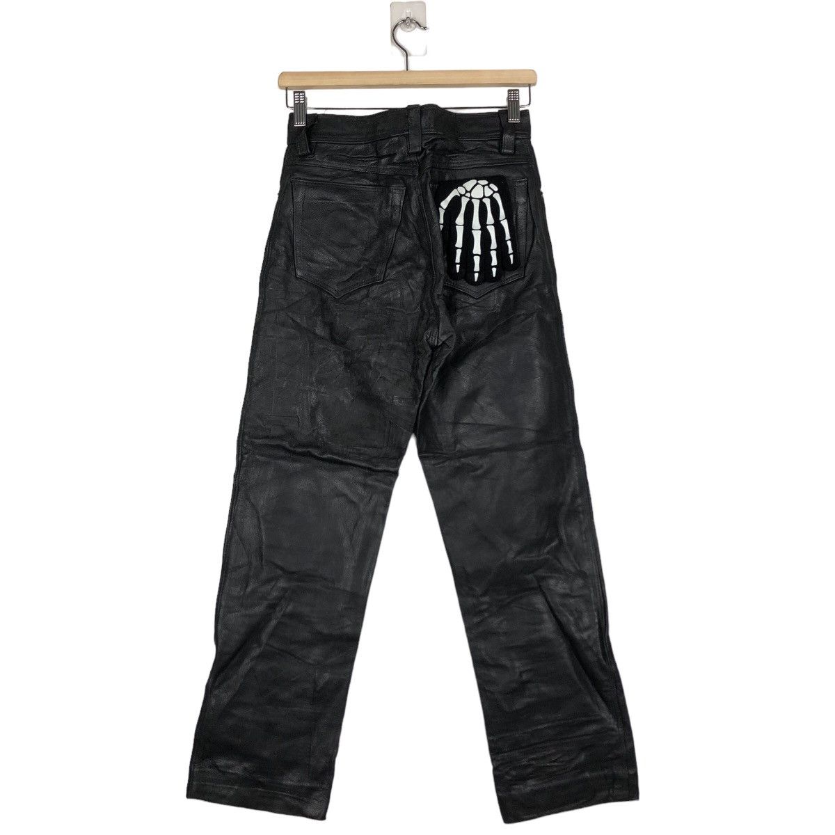 Genuine Leather 🔥Zafco by Hysteric Glamour Genuine Leather Pants Racing Size US 28 / EU 44 - 7 Thumbnail