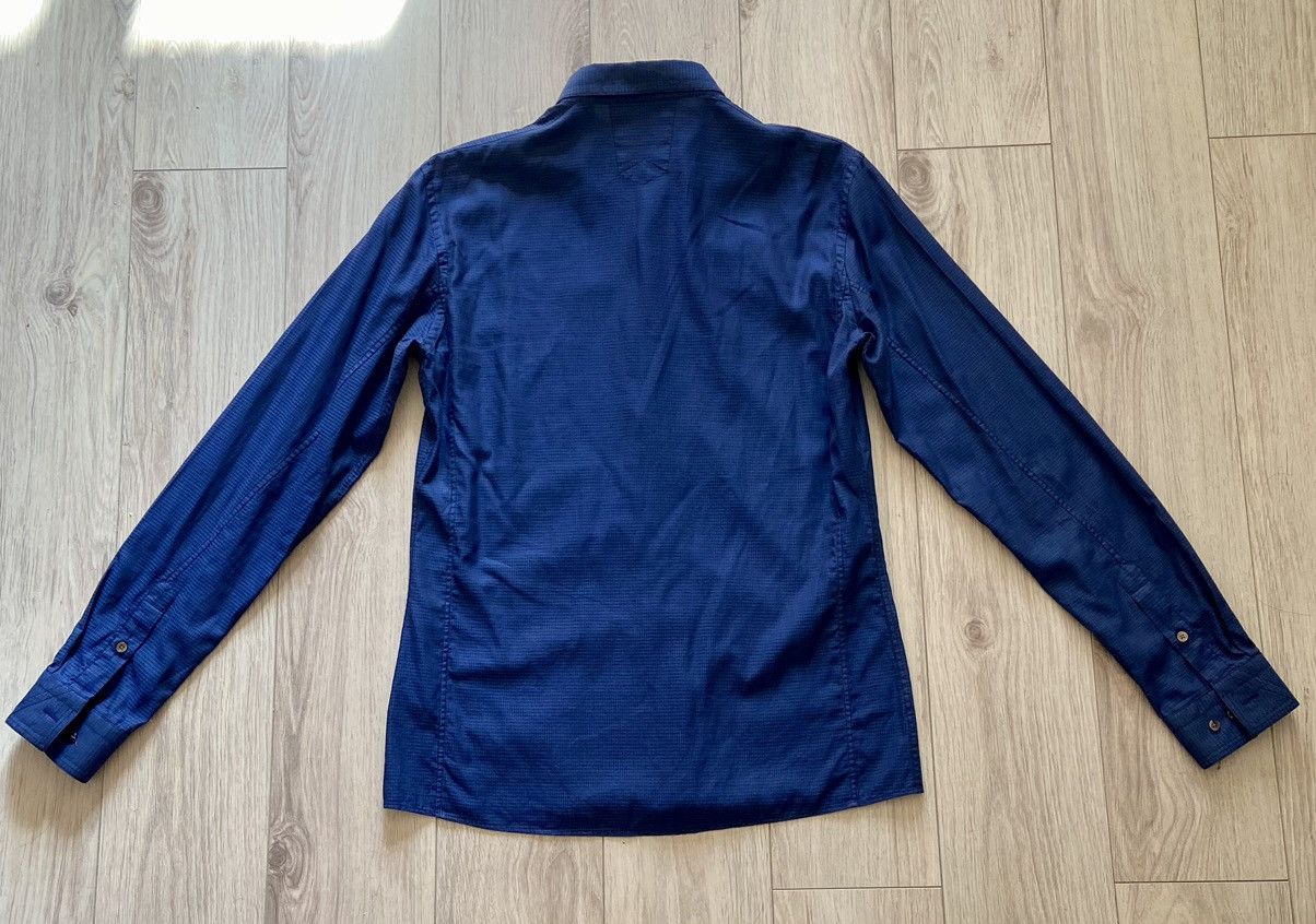 Vintage Verri Milano dark blue classic cotton shirt Size US M / EU 48-50 / 2 - 2 Thumbnail