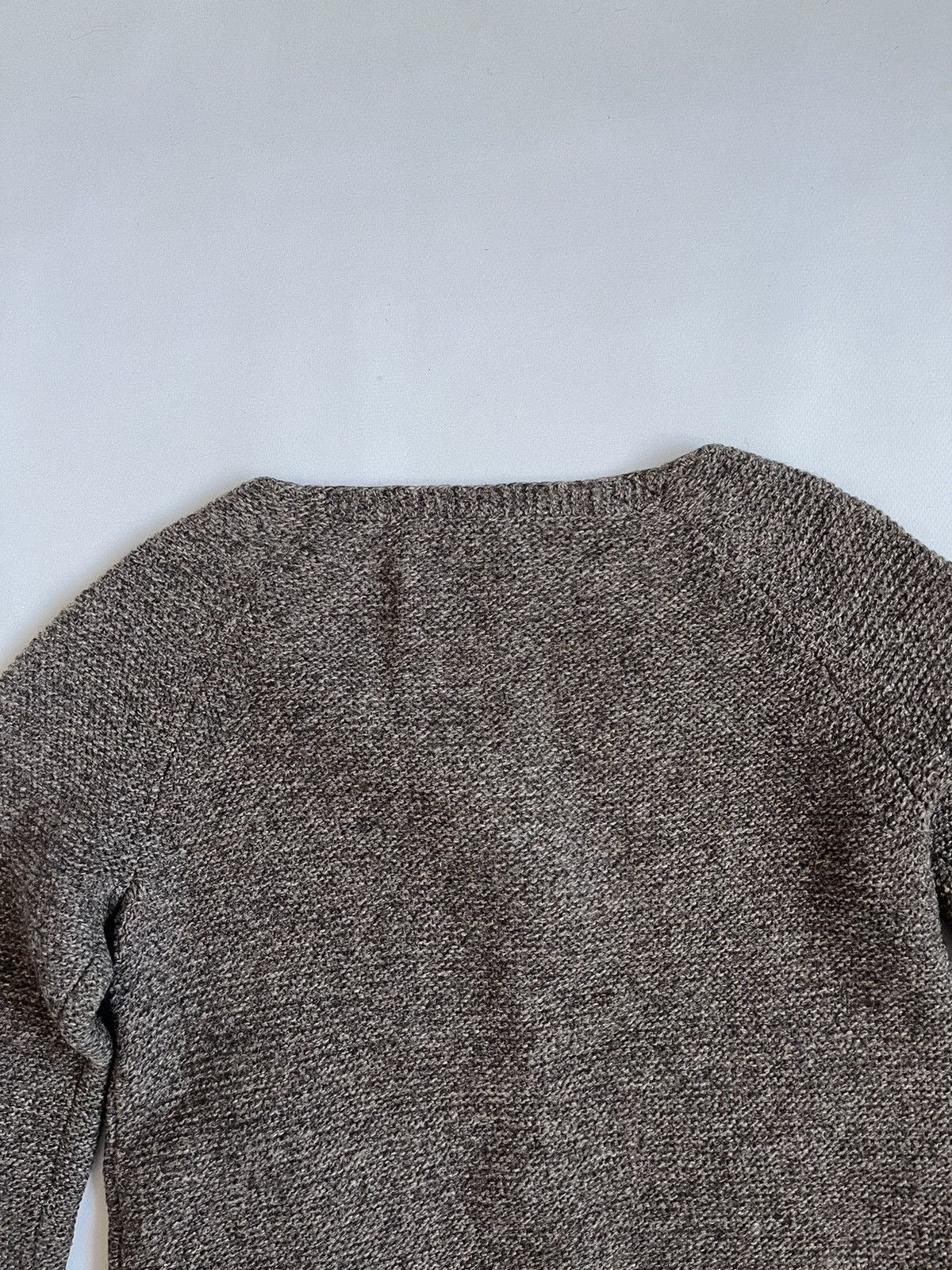 A.P.C. A.P.C. Rue Madame Paris Brown Cable Knit Wool Cardigan Size S / US 4 / IT 40 - 12 Thumbnail