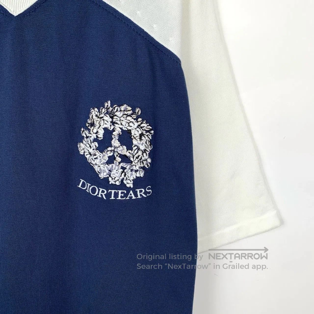 Dior dior x denim tears logo t-shirt. Size US L / EU 52-54 / 3 - 4 Thumbnail