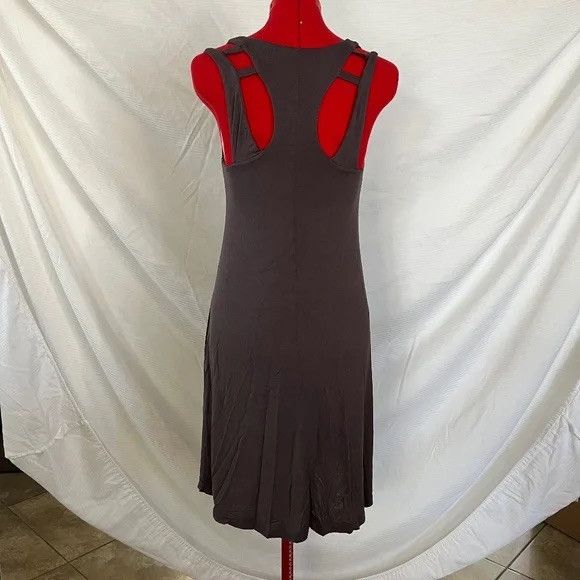 Other Grey A-line Racerback Tank Dress by Monteau in Medium Size M / US 6-8 / IT 42-44 - 2 Thumbnail