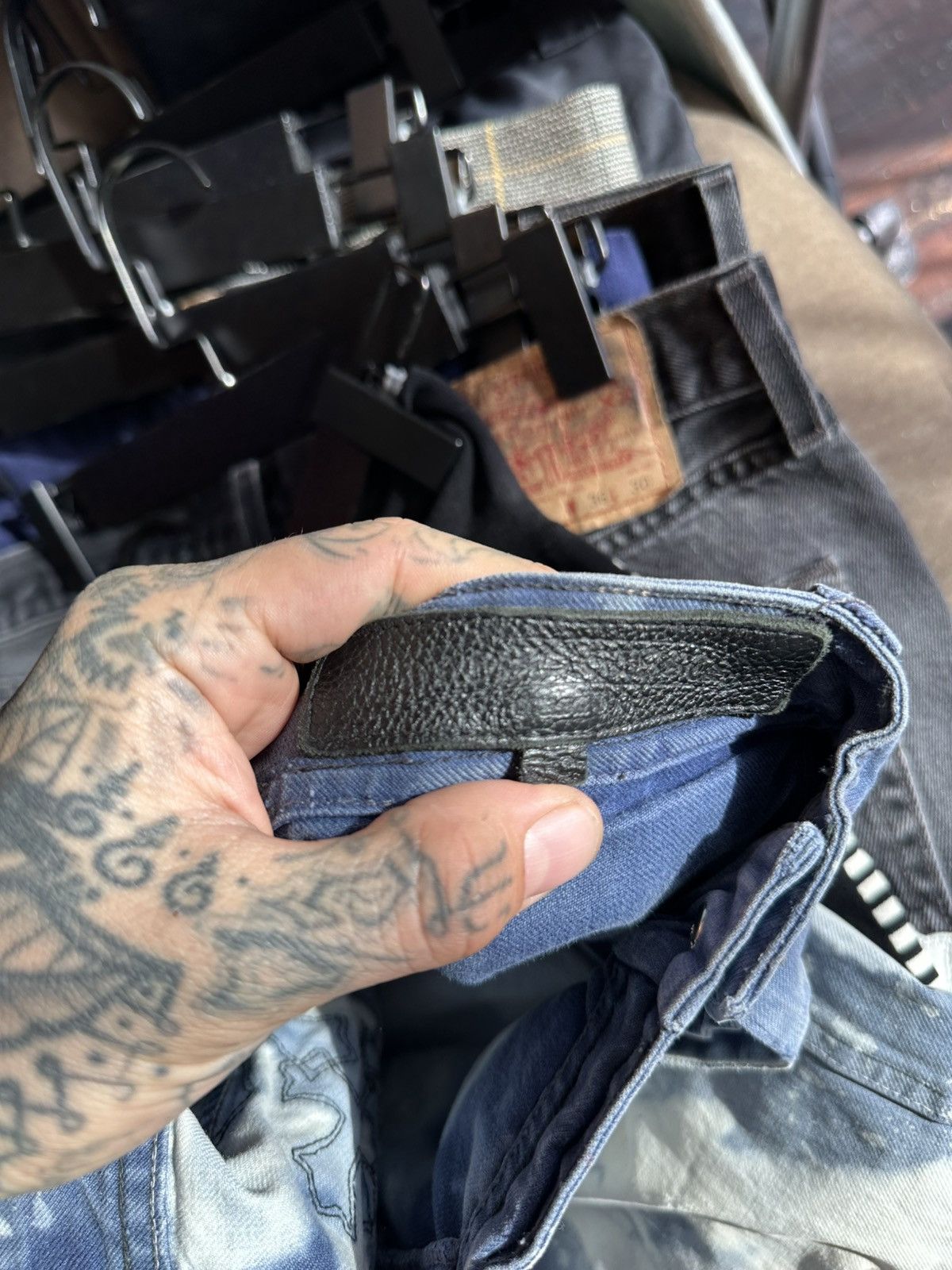 Chrome Hearts Chrome Hearts 100 cross patch jeans size 30 Size US 30 / EU 46 - 12 Thumbnail