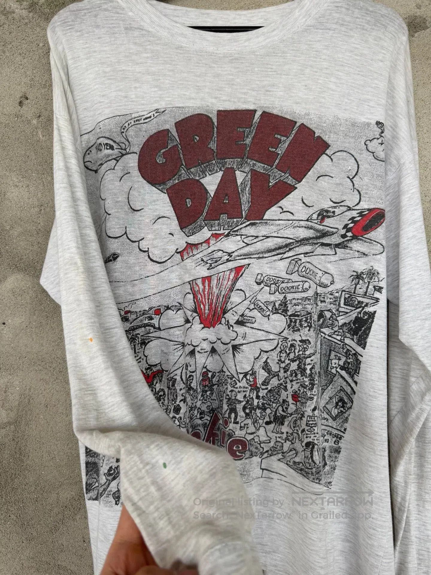 Vintage Vintage Green Day 90s Rock Band Tee. Size US M / EU 48-50 / 2 - 4 Thumbnail