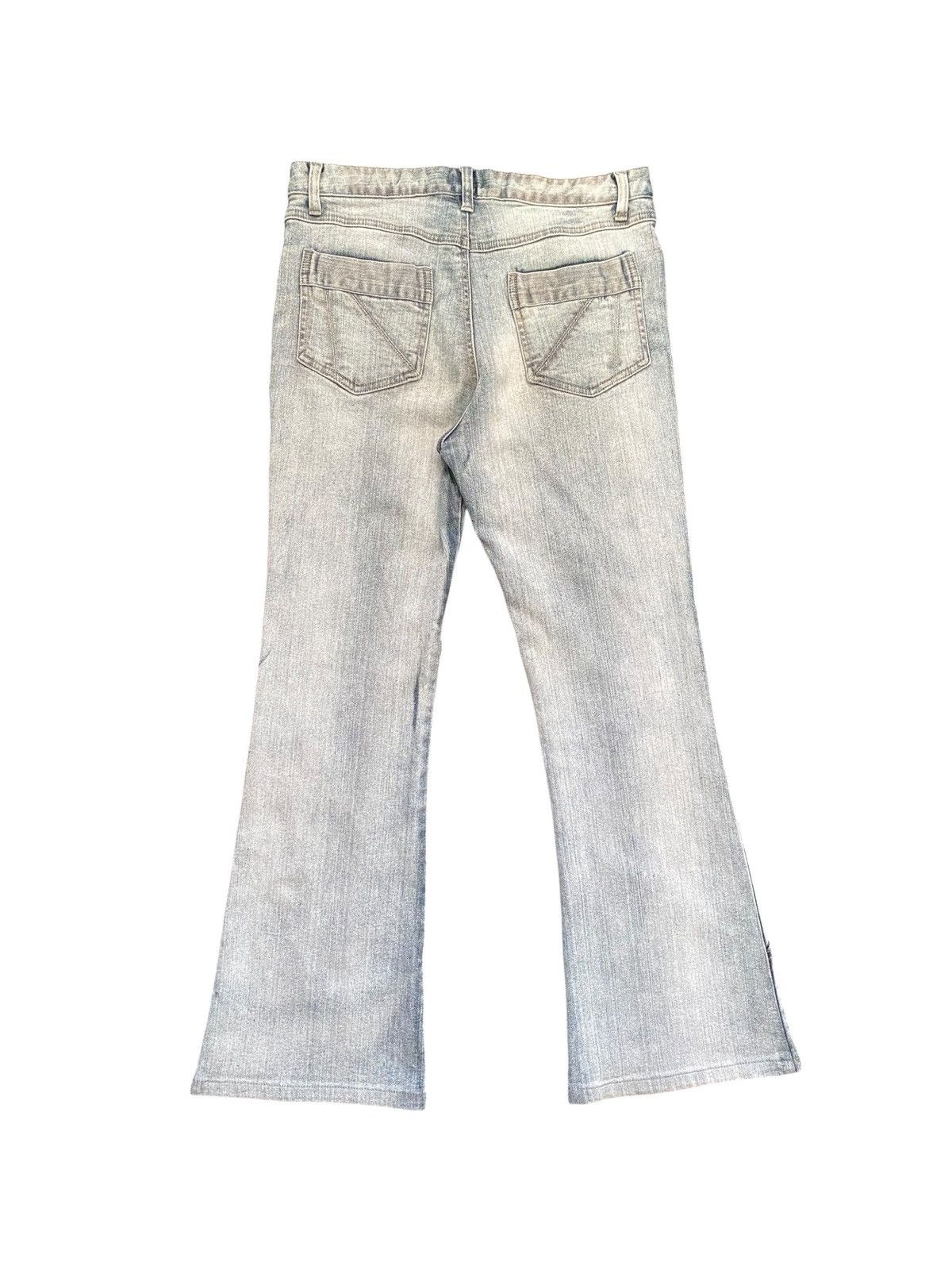 Japanese Brand Joueroux Echecs Flared Patchwork Denim Size US 30 / EU 46 - 2 Thumbnail