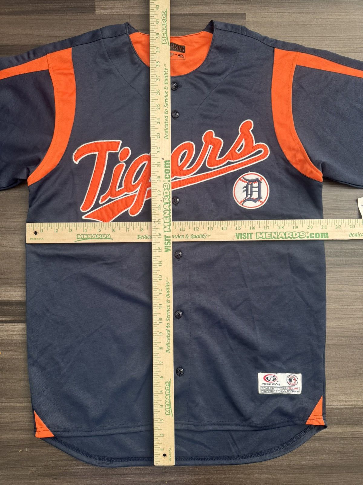 MLB Vintage True Fan Detroit Tigers MLB Baseball Stitched Jersey Size US M / EU 48-50 / 2 - 6 Thumbnail