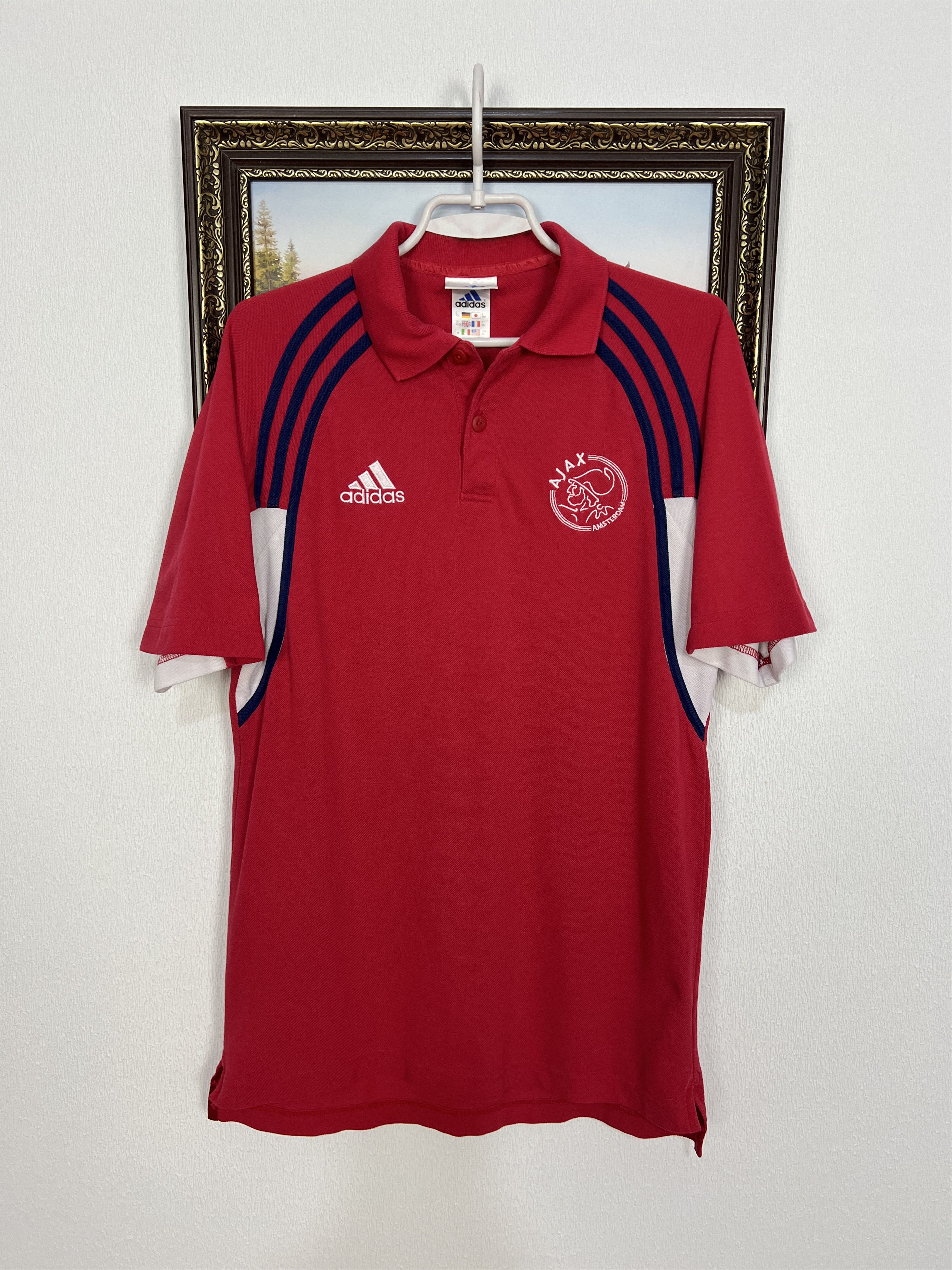 Adidas Ajax Amsterdam Football Train Polo Shirt Soccer Jersey Size US S / EU 44-46 / 1 - 1 Thumbnail