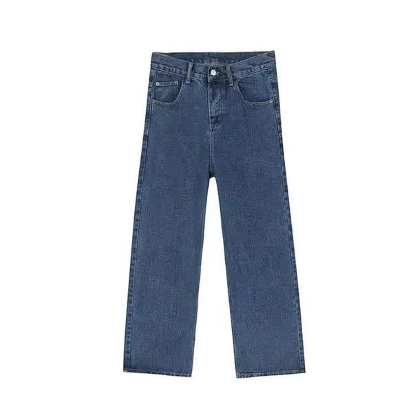 VIBE Vintage Street Casual Straight Leg Dark Blue Jeans Size US 32 / EU 48 - 6 Thumbnail