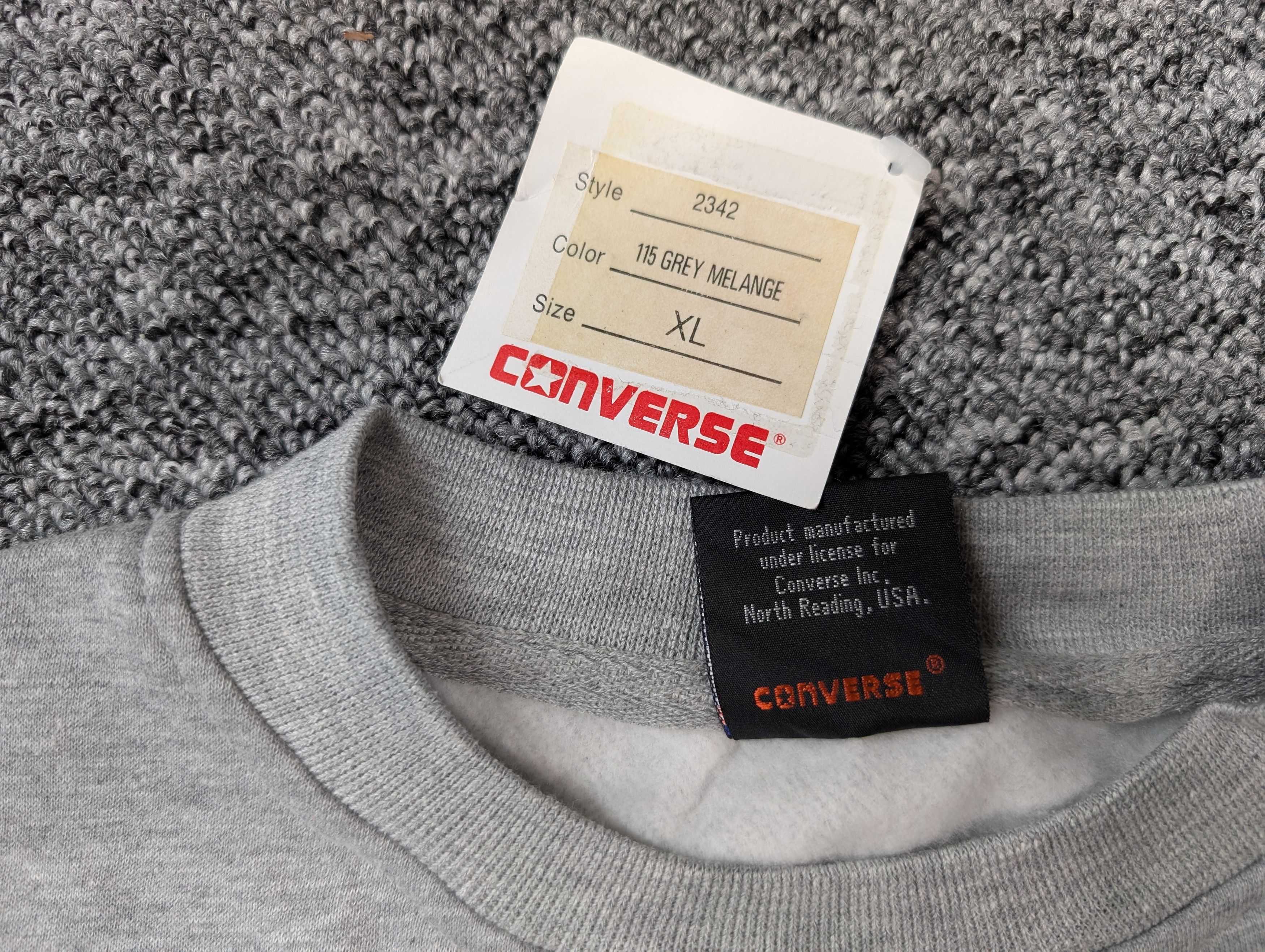 Converse × Vintage Extra rare early 80s import version Converse sweatshirt Size US XL / EU 56 / 4 - 3 Thumbnail