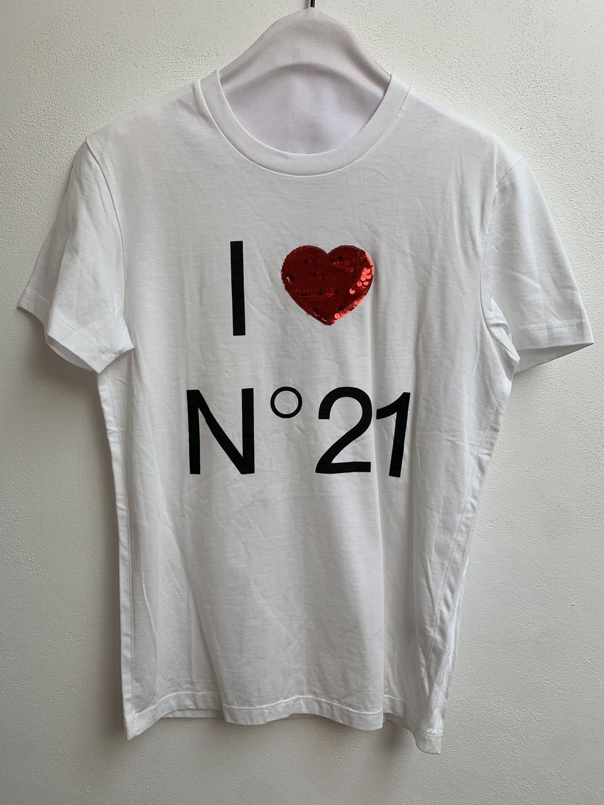 N21 N°21 Cotton T-Shirt Size XS / US 0-2 / IT 36-38 - 7 Thumbnail