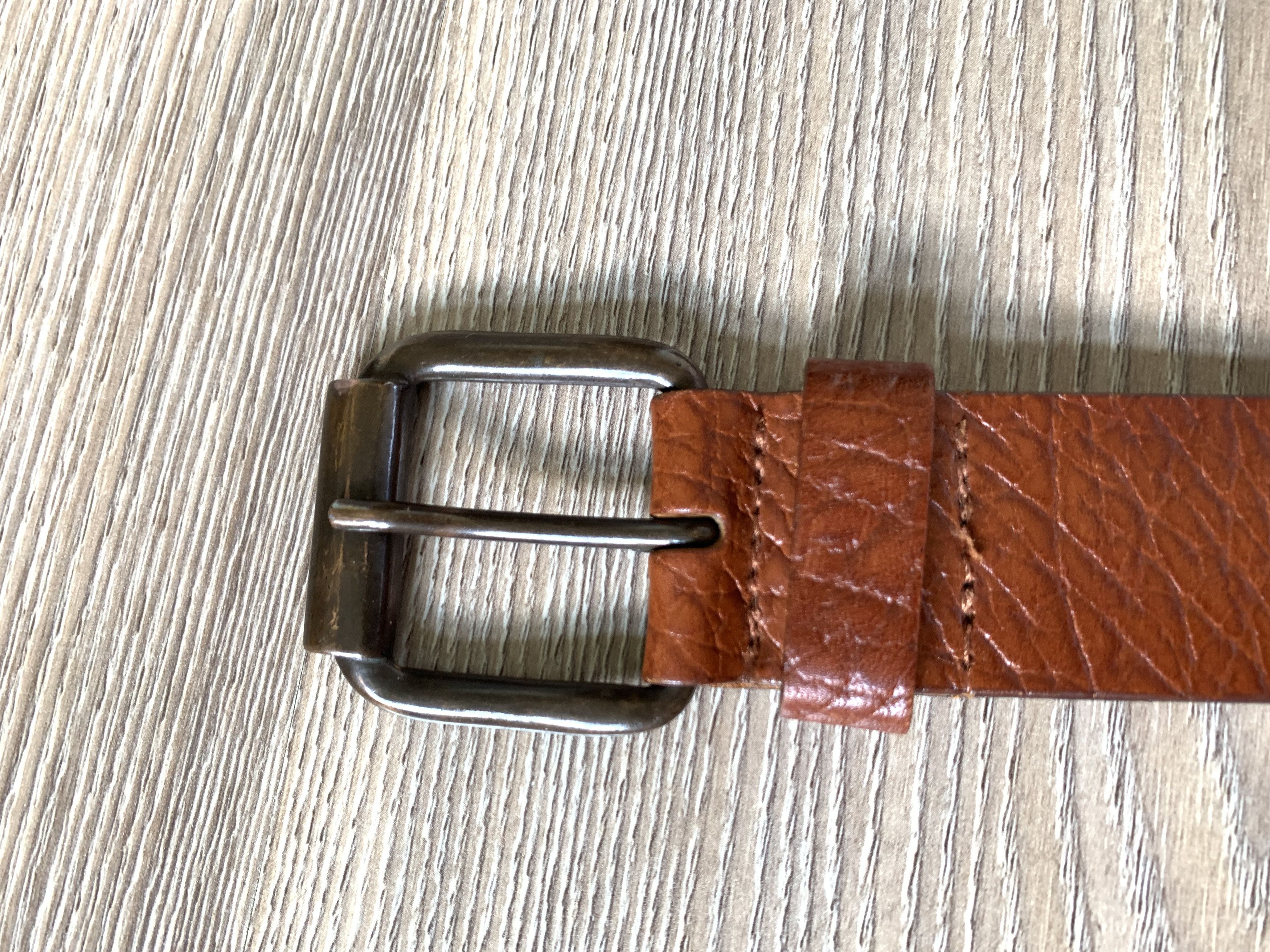 Esprit × Vintage Esprit Brown Classic Leather Belt Size ONE SIZE - 4 Thumbnail