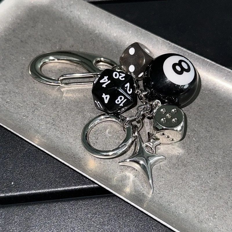 Japanese Brand Star keychain charm dice Size ONE SIZE - 4 Thumbnail