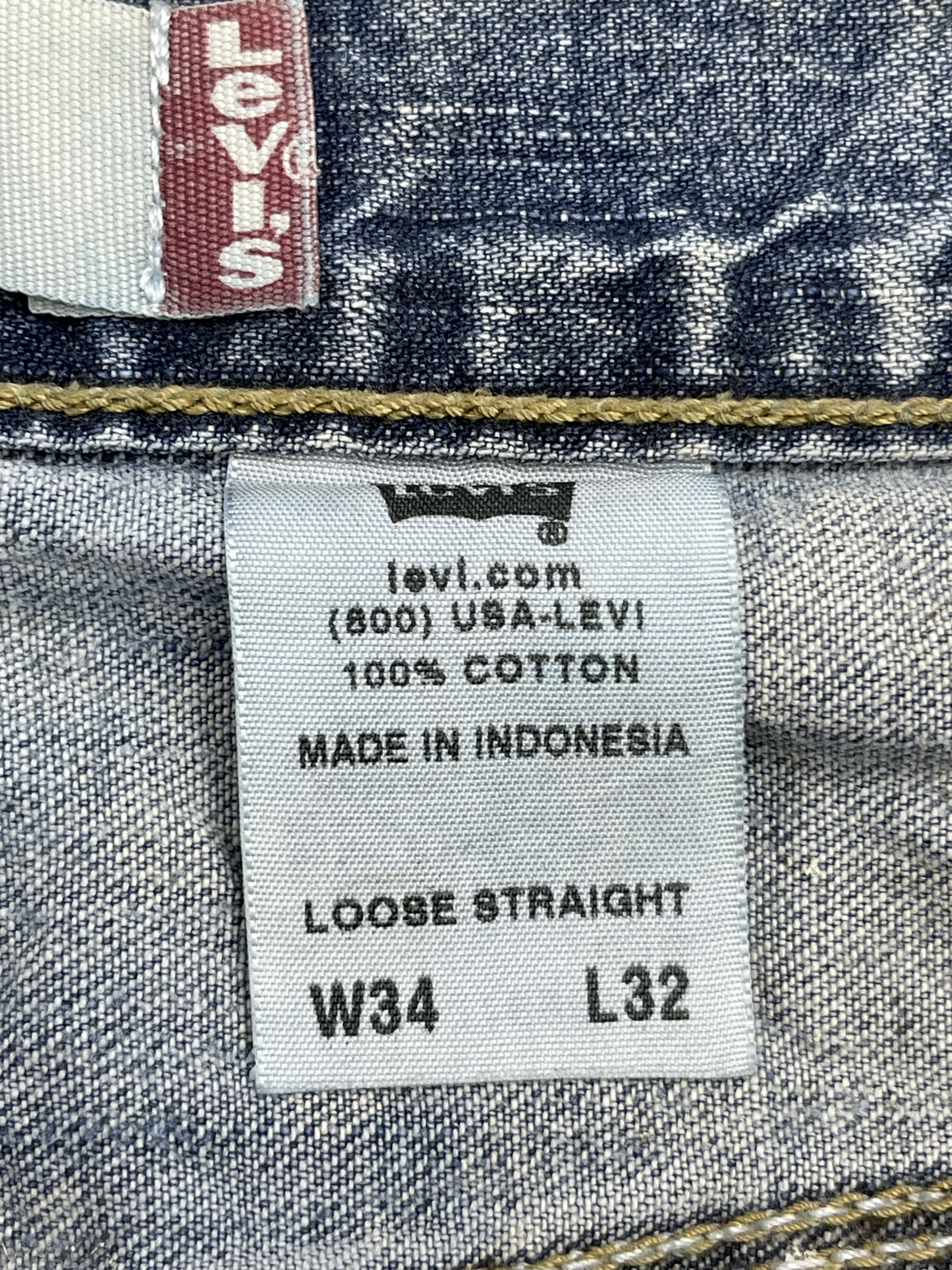 Levi's Vintage Levis Carpenter Loose Straight Jeans DP2570 Size US 32 / EU 48 - 7 Thumbnail