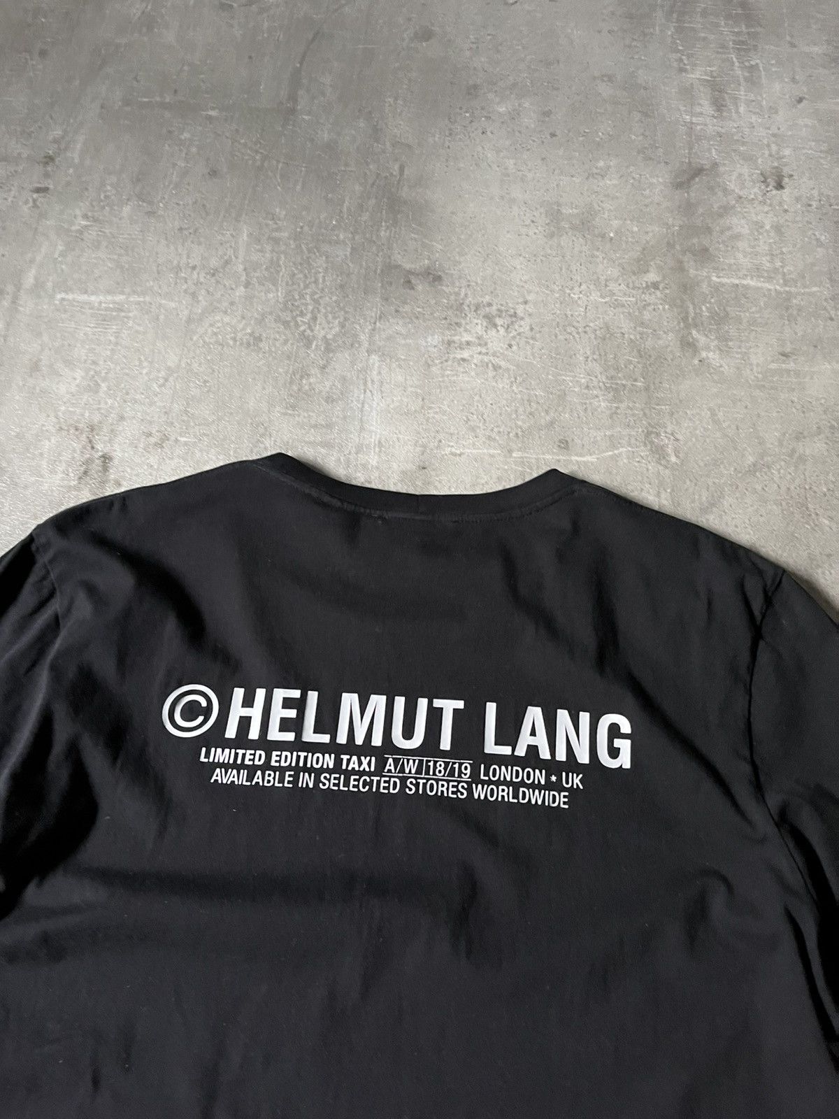 Helmut Lang Helmut Lang Taxi limited edition A/W 18/19 black T-shirt Size US XL / EU 56 / 4 - 4 Thumbnail