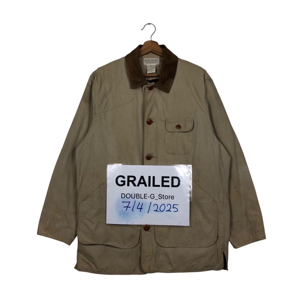 Japanese Brand 📌Vintage Chore Jacket Duck Canvas Banan Republic Blaket Size US S / EU 44-46 / 1 - 1 Thumbnail