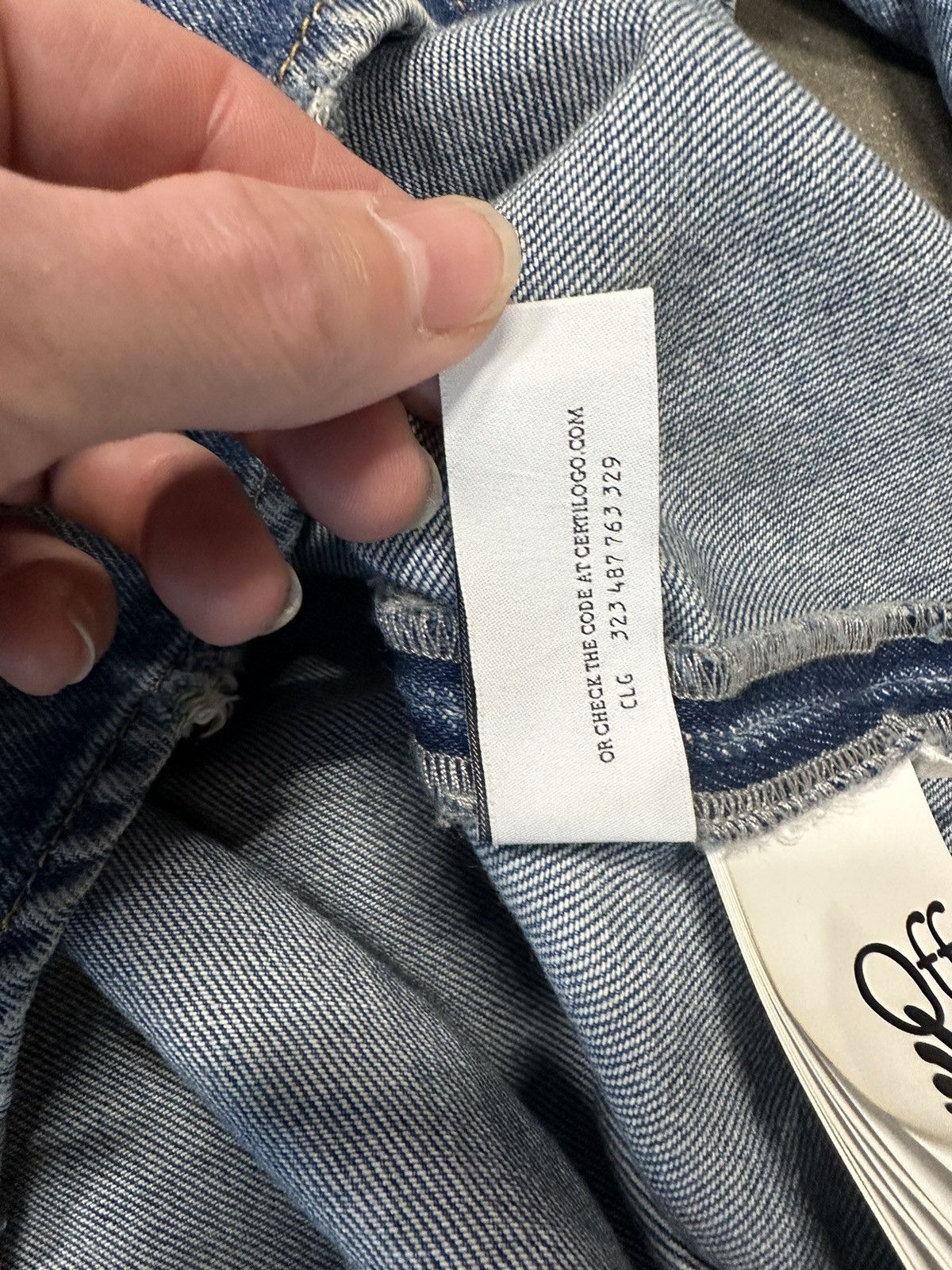 Off-White Off White Diag Outline Denim Jacket Blue Size US S / EU 44-46 / 1 - 5 Thumbnail